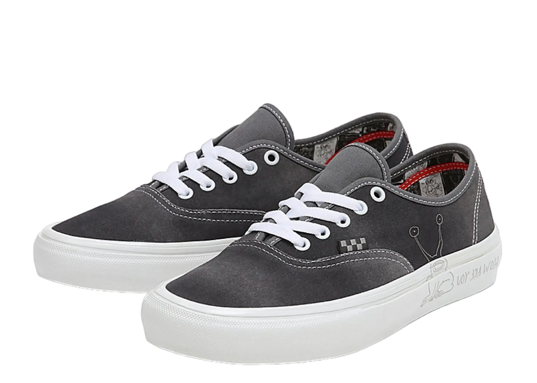 Vans Authentic Skate Daniel Johnston Grey - photo 2