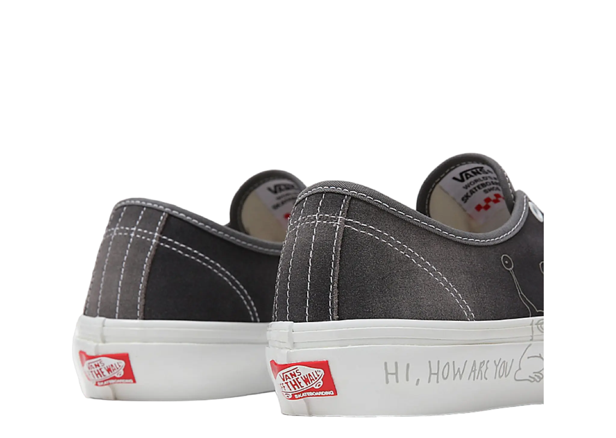 Vans Authentic Skate Daniel Johnston Grey - photo 3