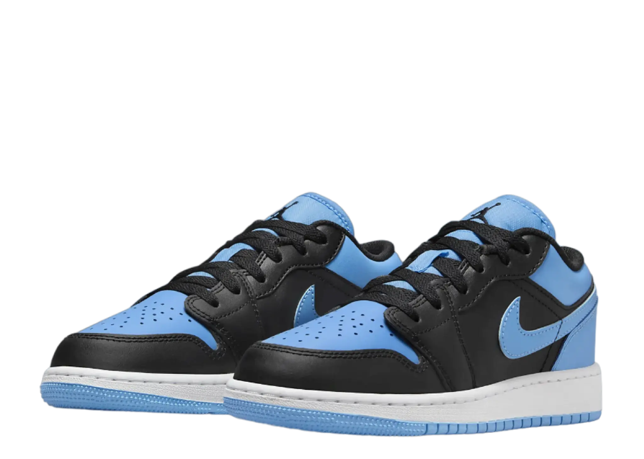 Air Jordan 1 Low Black University Blue (Grade School) - photo 2
