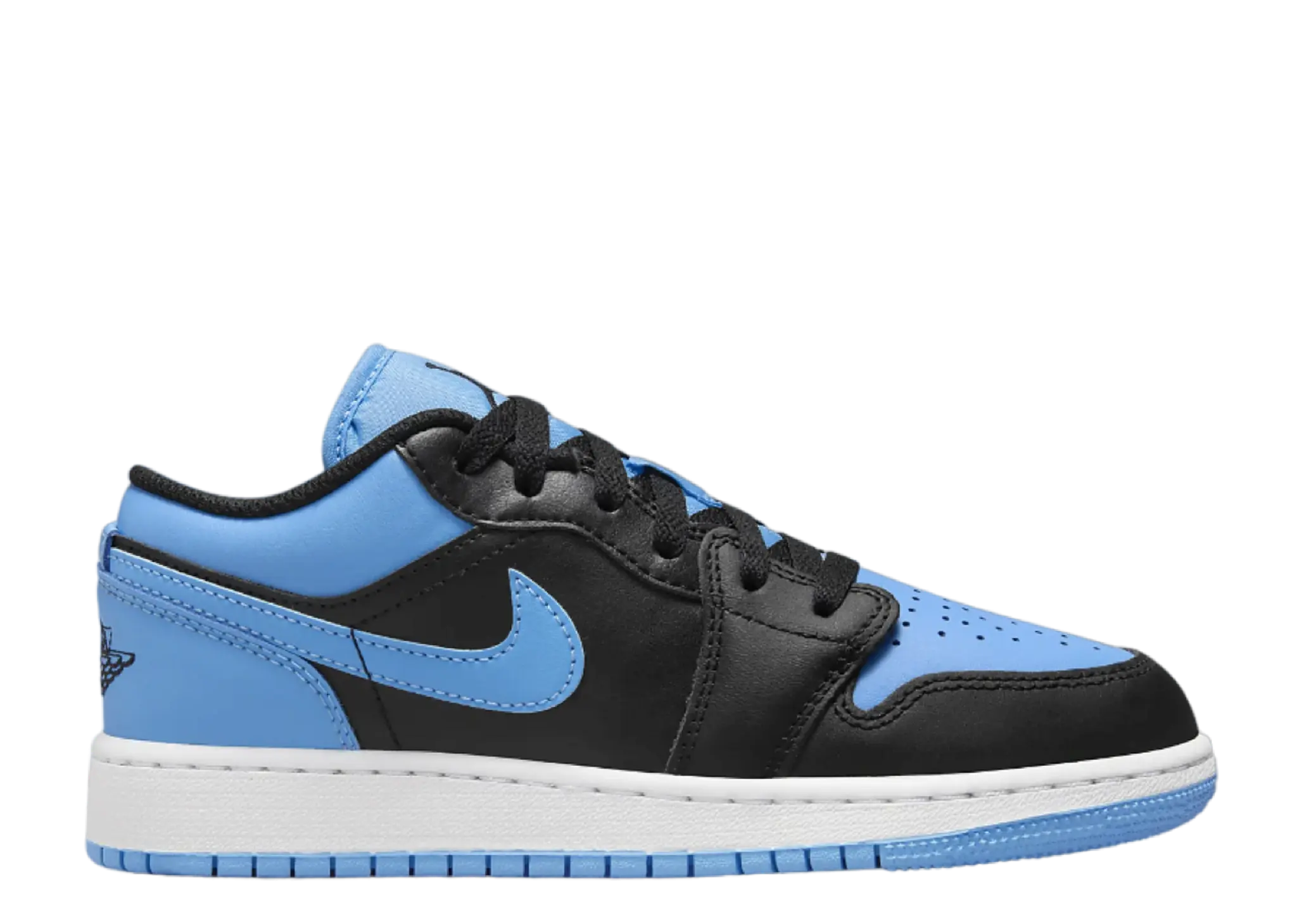 Air Jordan 1 Low Black University Blue (Grade School)