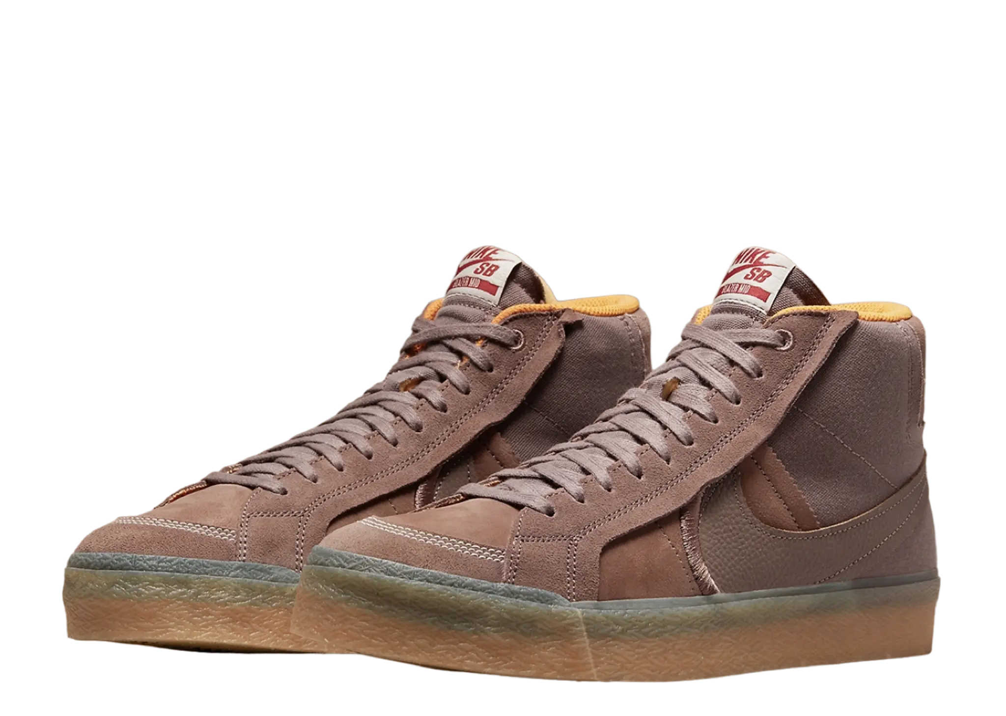 Nike SB Zoom Blazer Mid PRM Plus Plum Eclipse Gum - photo 2
