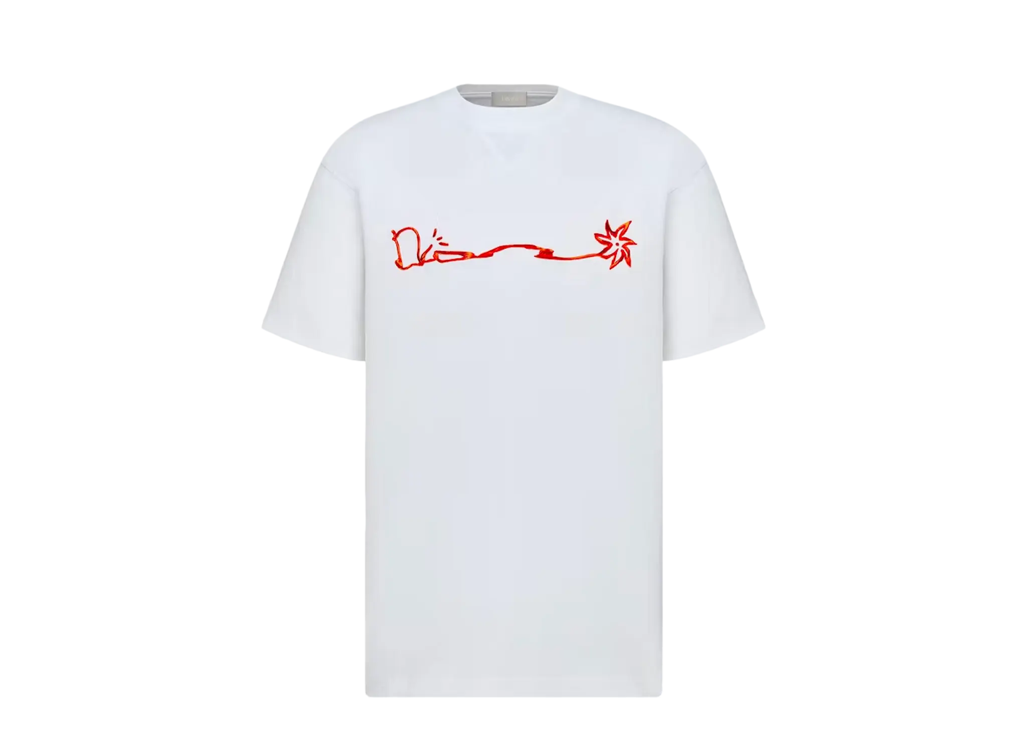 Dior X CACTUS JACK Oversized T-Shirt White/Red