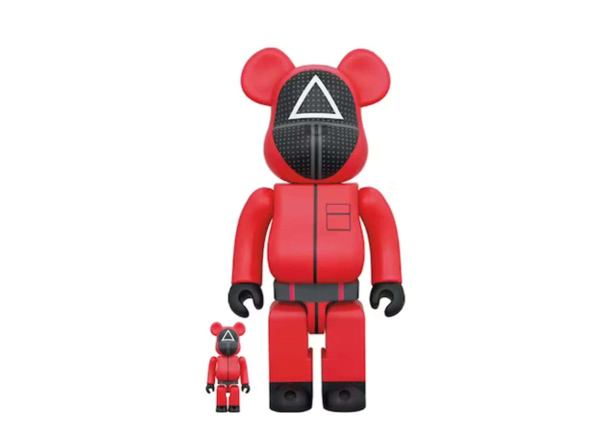 Bearbrick x Squid Game Guard (Triangle) 100% & 400% Set