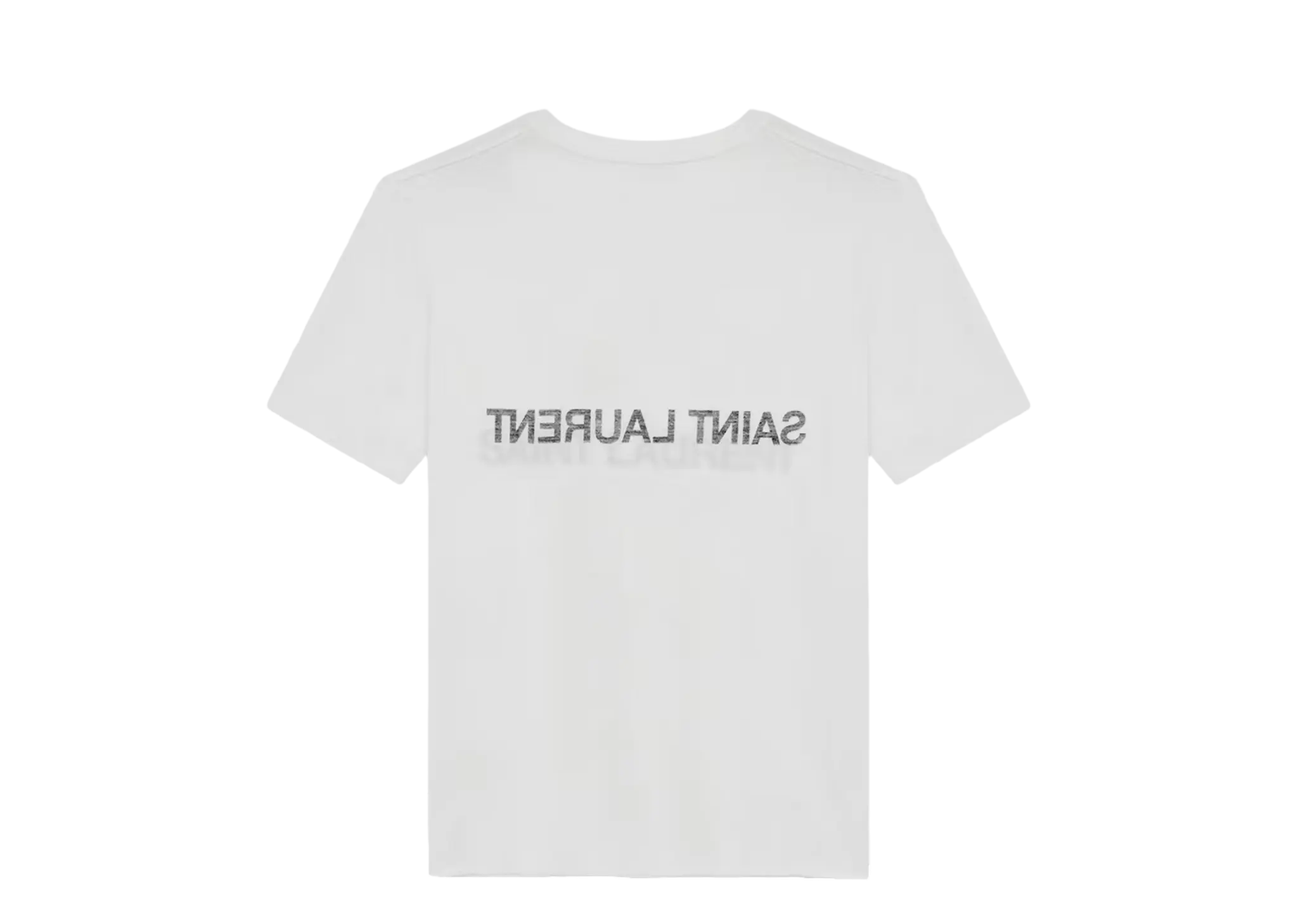 Saint Laurent Reverse Logo T-Shirt Natural - photo 2