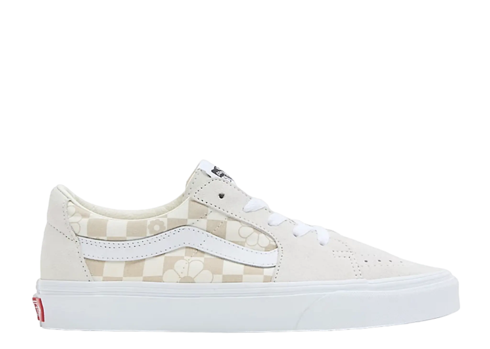 Vans SK-8 Low Floral Check White