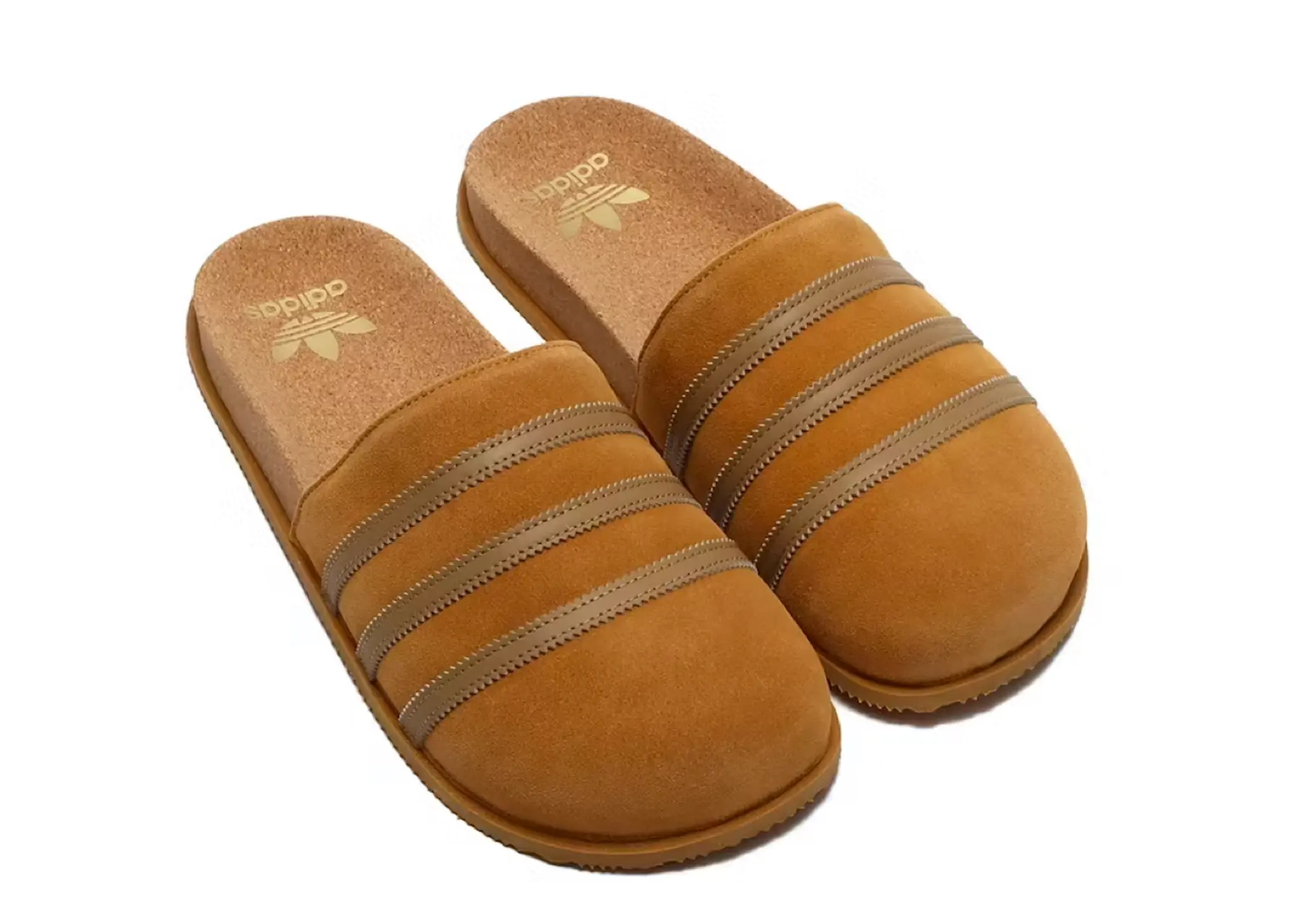 Adidas Adimule Lea Slides Brown - photo 2