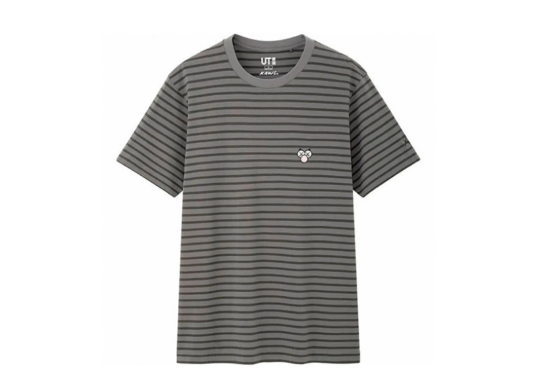 KAWS x Uniqlo BFF Striped Tee (US Sizing) Dark Grey