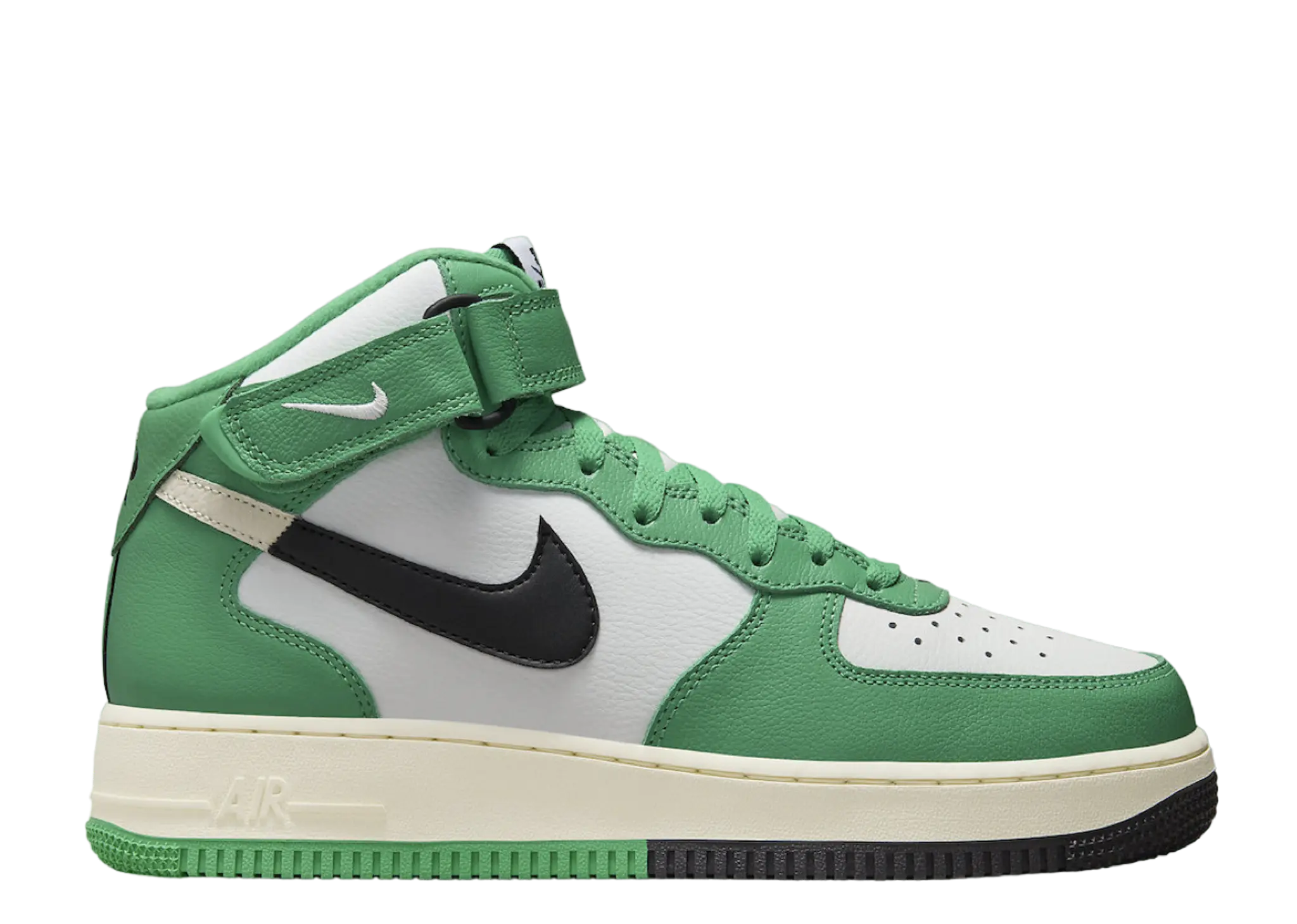 Nike Air Force 1 Mid LV8 Split White Stadium Green