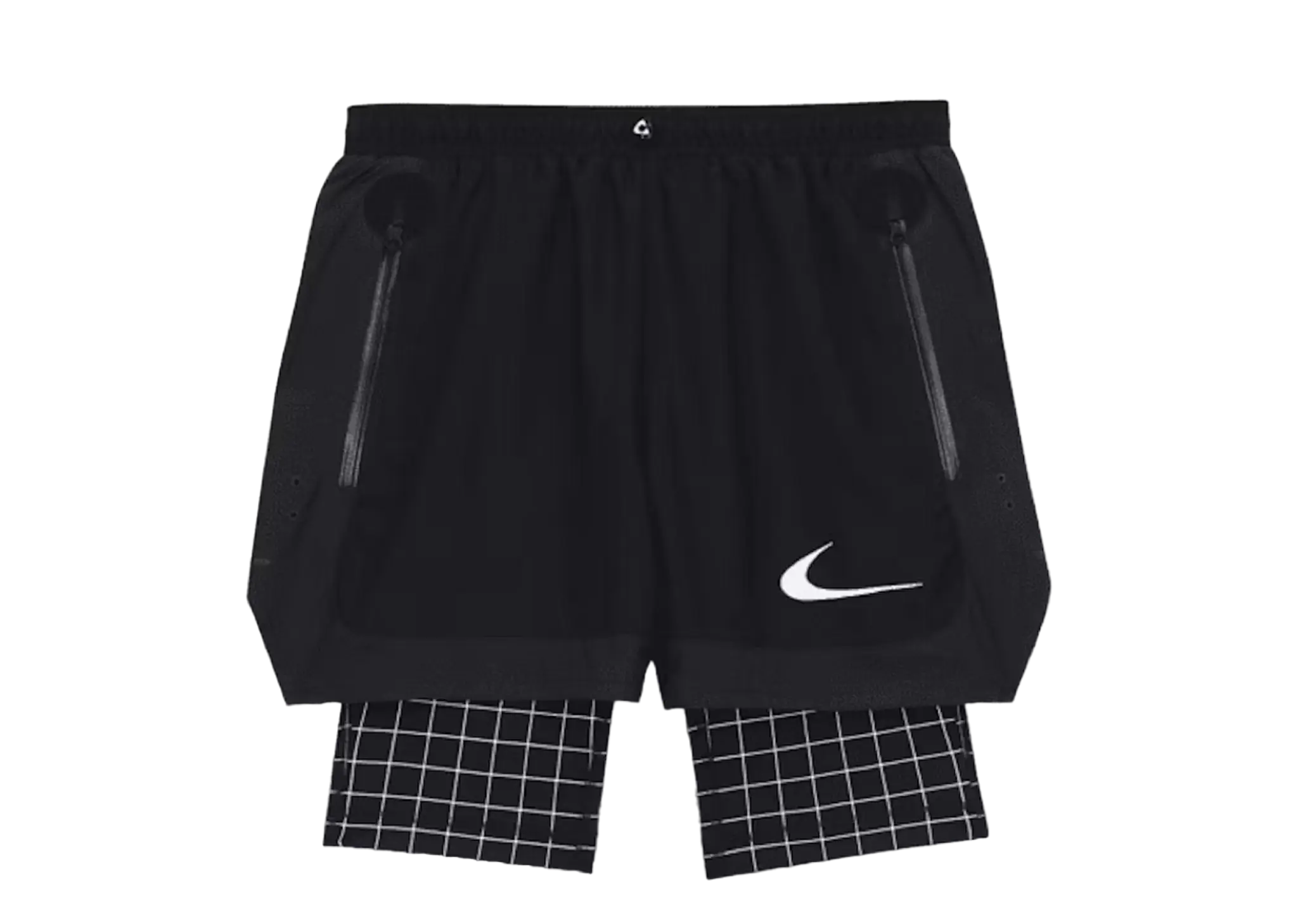 OFF-WHITE X Nike Shorts Black Grid