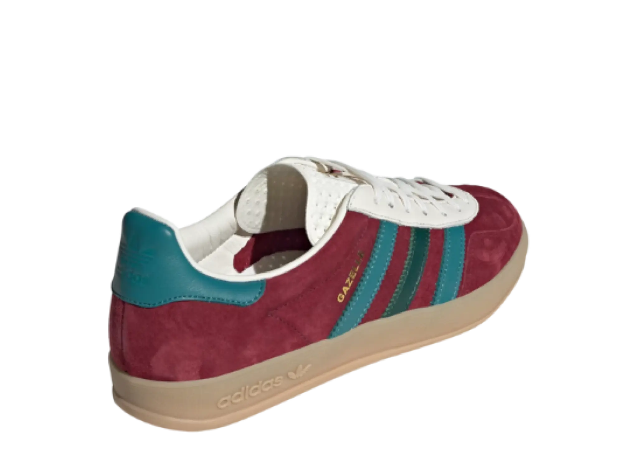 Adidas Gazelle Indoor Collegiate Burgundy Arctic Fuchsia - photo 3