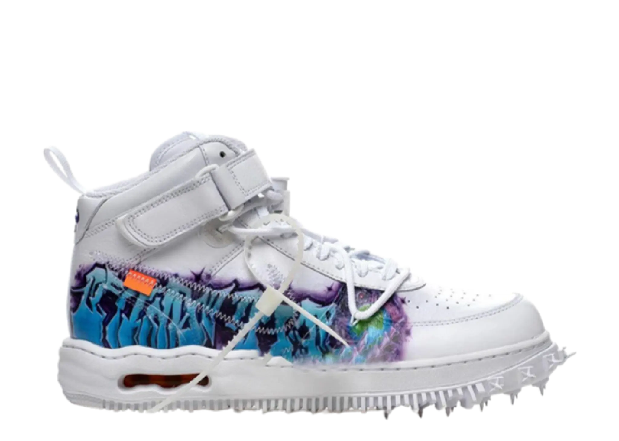 Nike Air Force 1 Mid Off-White Graffiti White