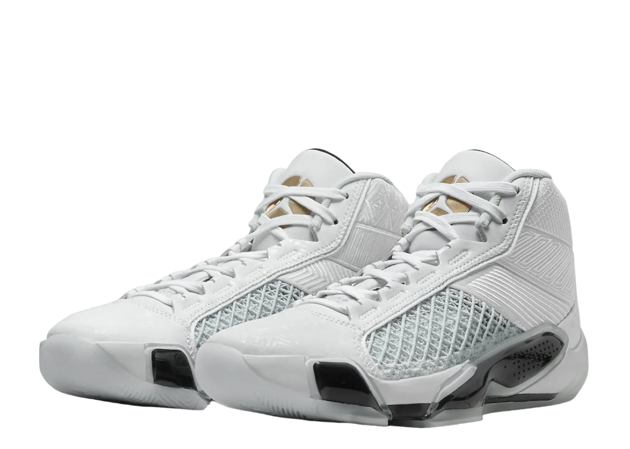 Air Jordan 38 FIBA White Metallic Gold - photo 2