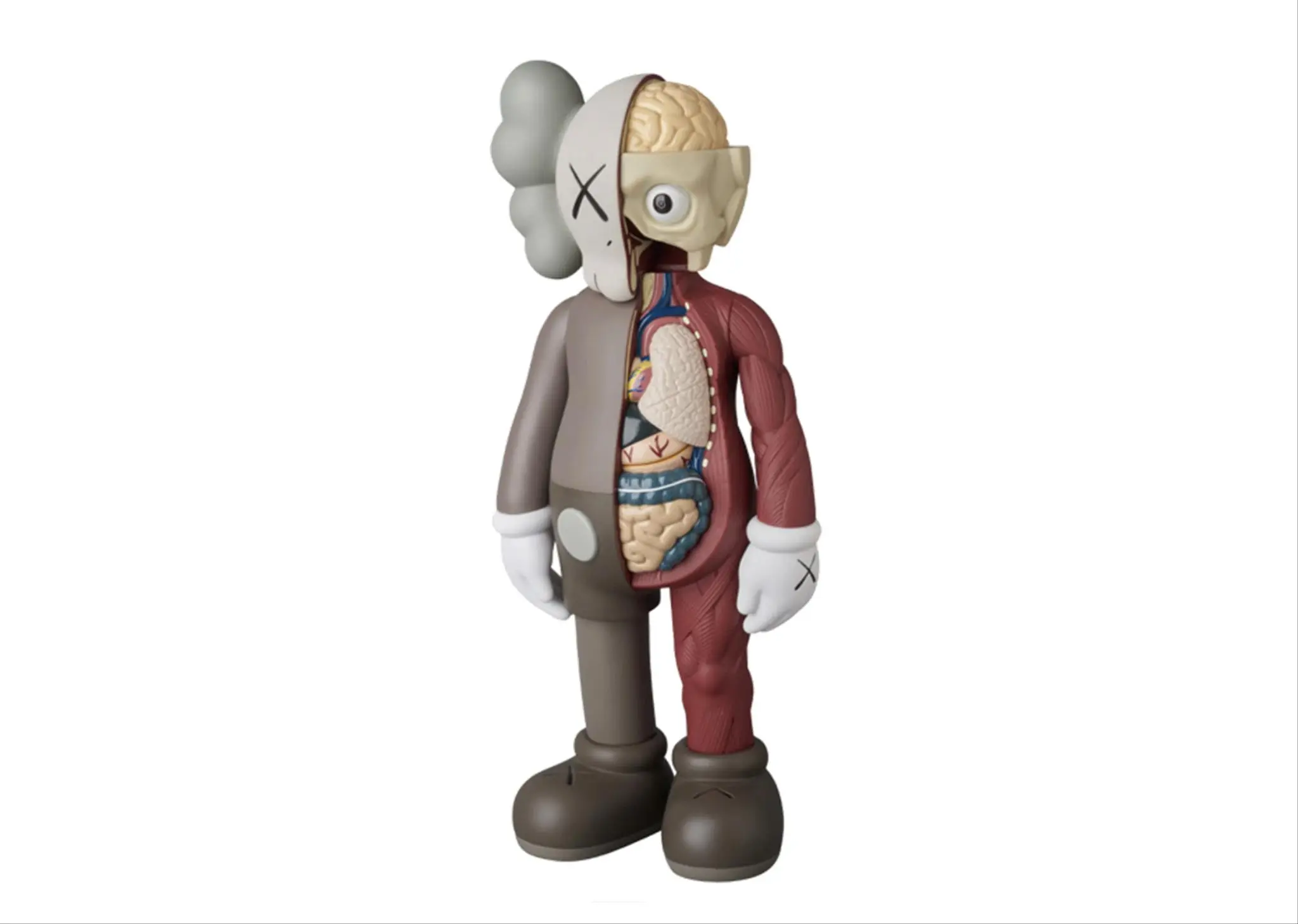 KAWS Companion Flayed Open Edition Vinyl Figure Brown