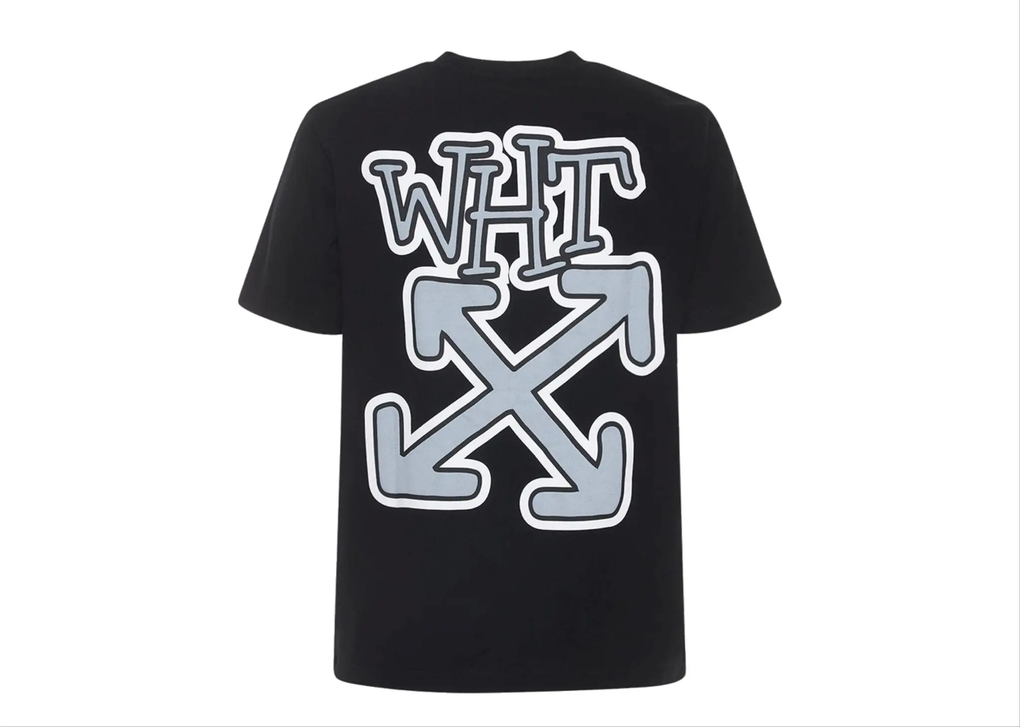 Off-White Carlos Logo Print T-Shirt Black - photo 2