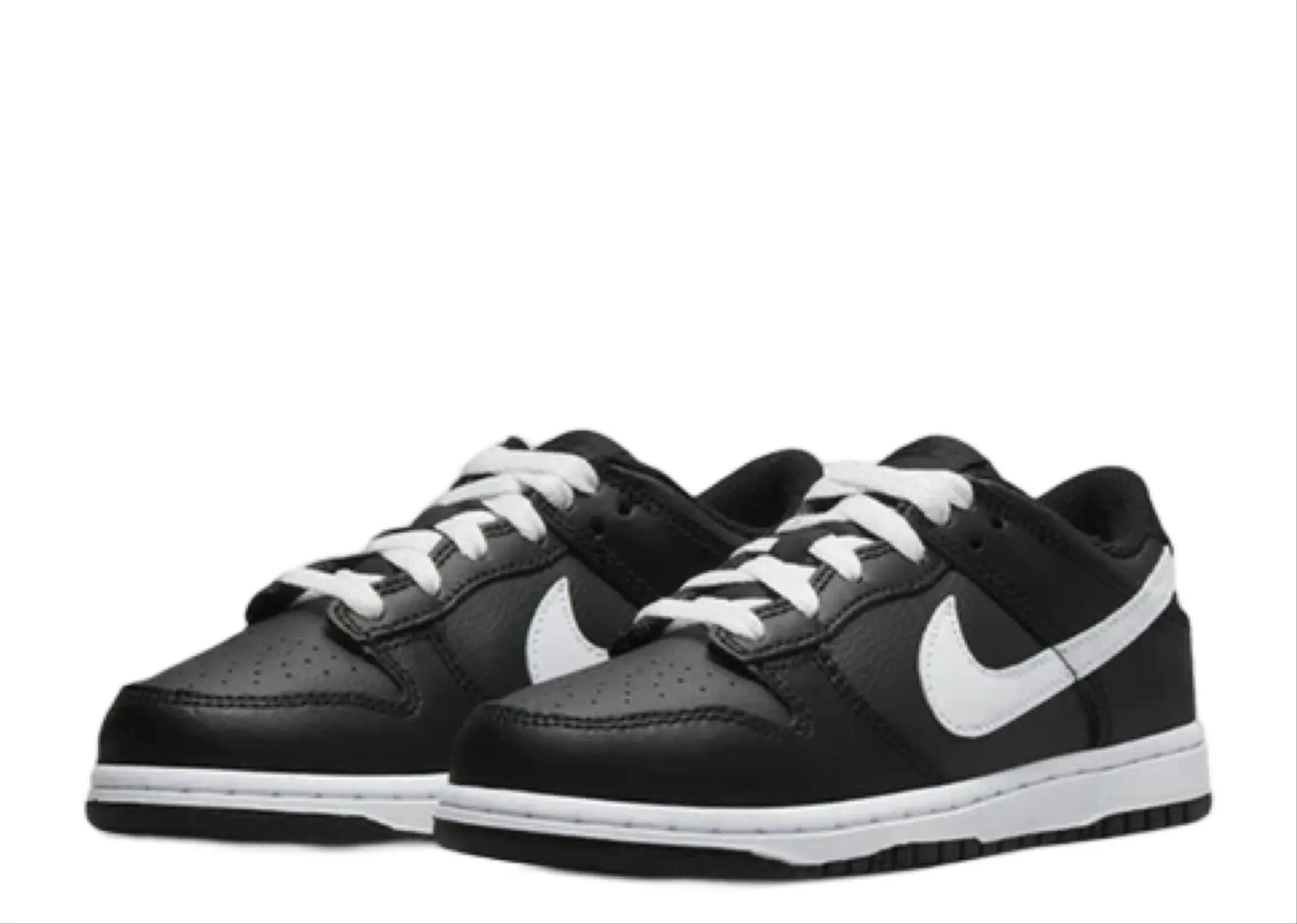 Nike Dunk Low Black White (2022) (Pre-School) - photo 2