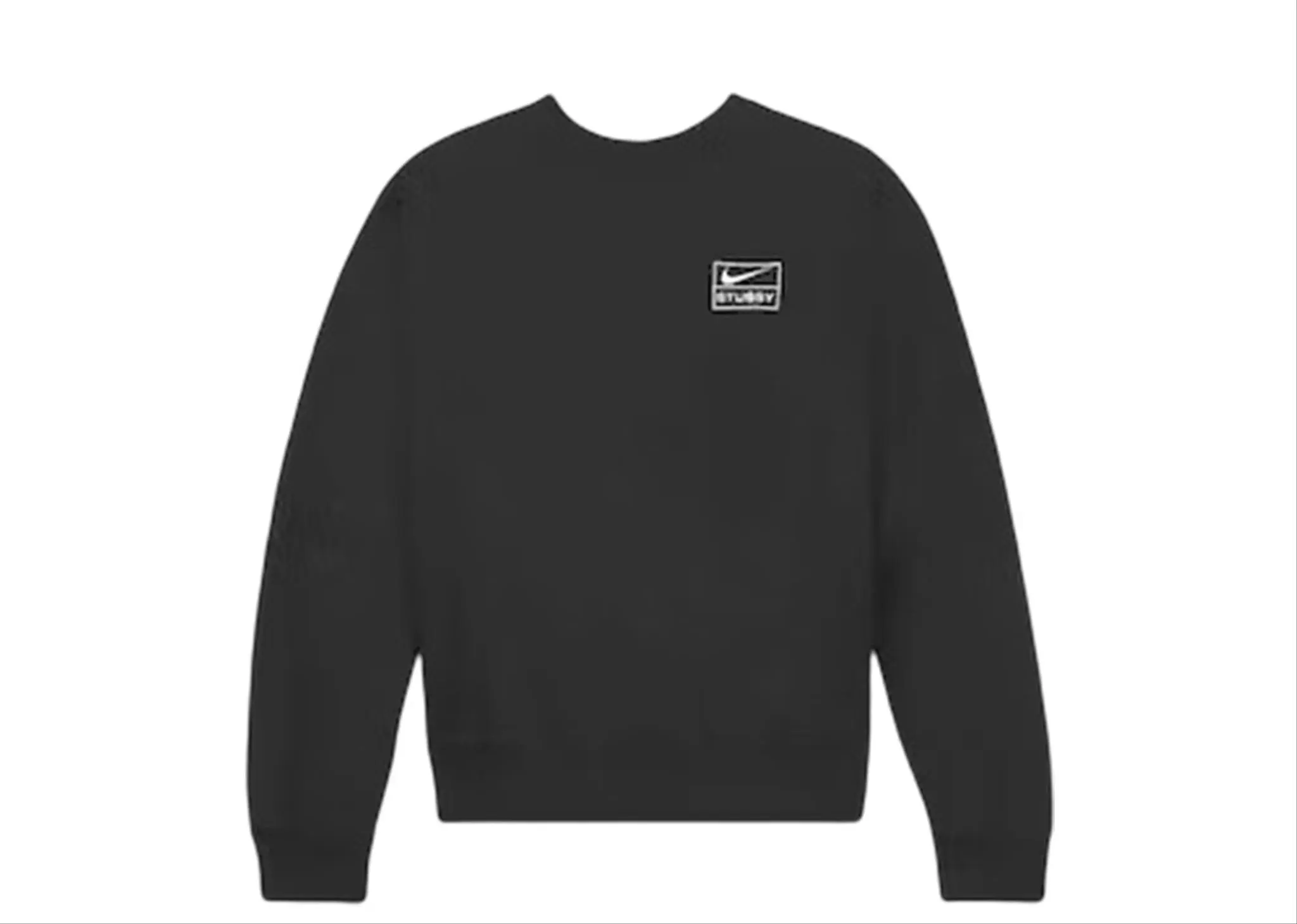 Nike x Stussy Wash Crew Fleece Black (SS23)