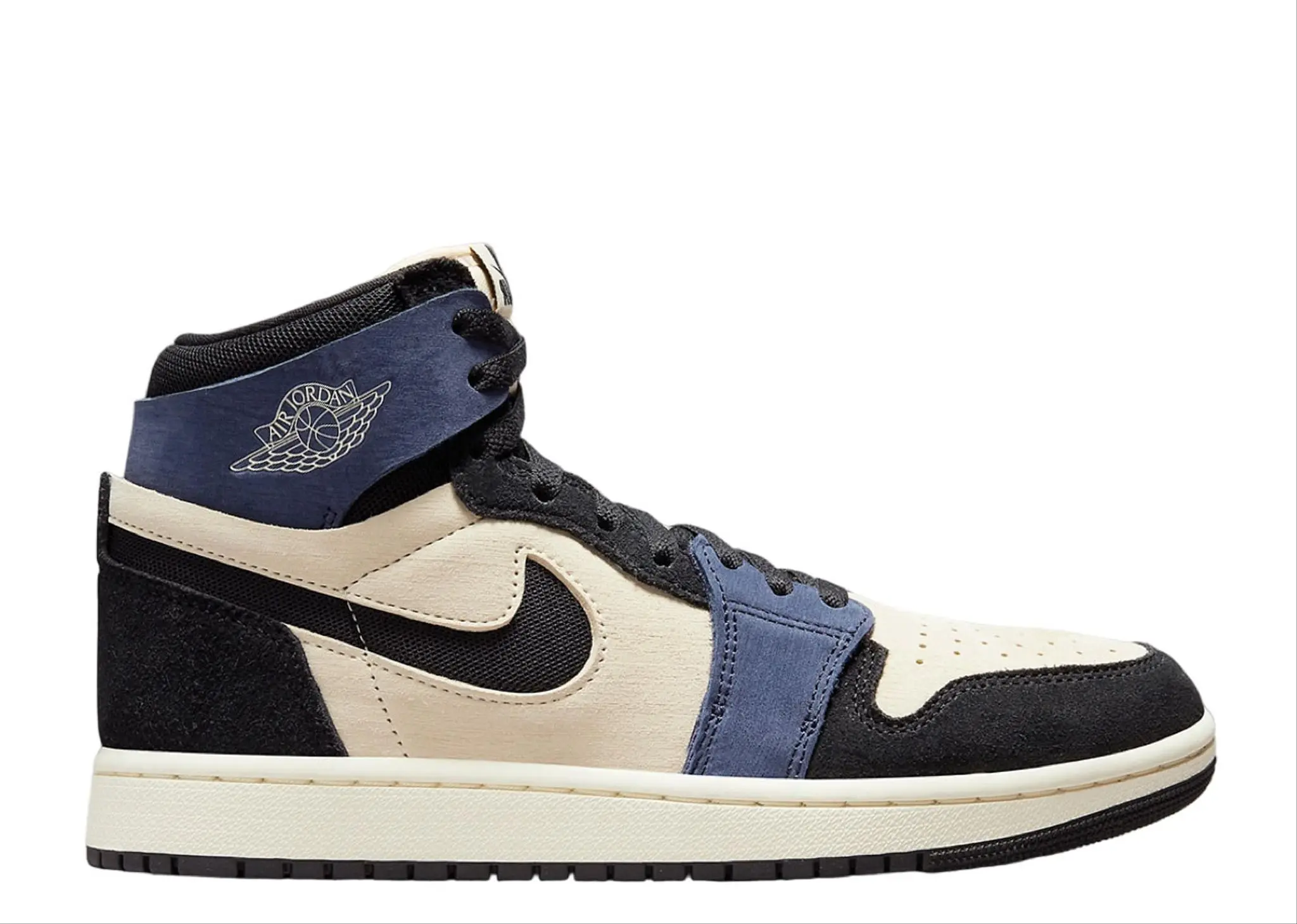 Air Jordan 1 High Zoom Air CMFT 2 Muslin Blackened Blue