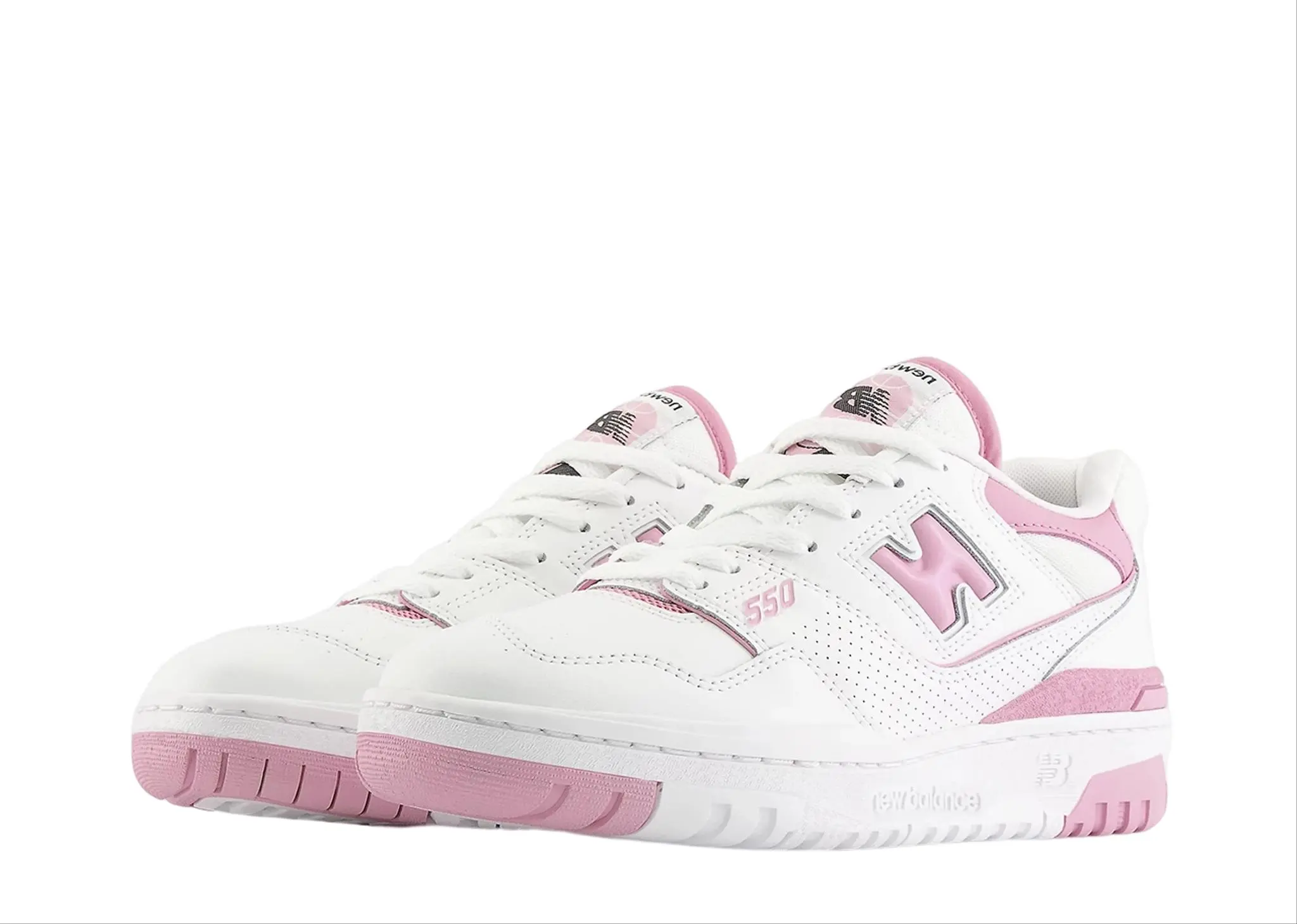 New Balance 550 White Bubblegum Pink (Women's) - photo 2