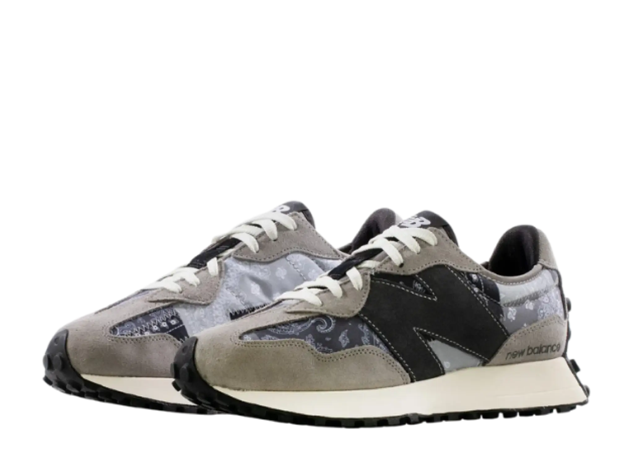 New Balance 327 Shoe Palace Unity Heritage Grey Bandana - photo 2