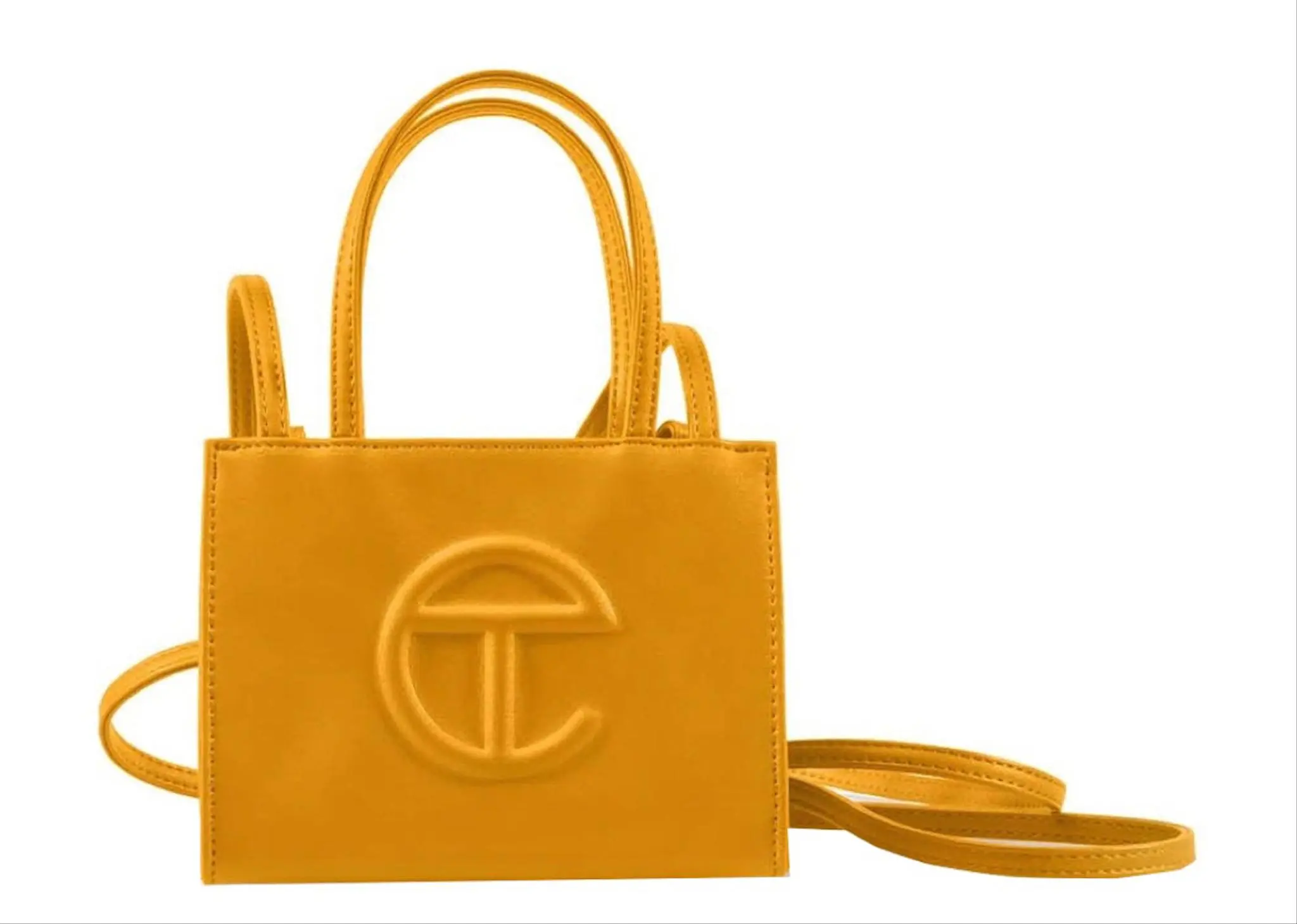 Telfar Small Mustard Shopping Bag