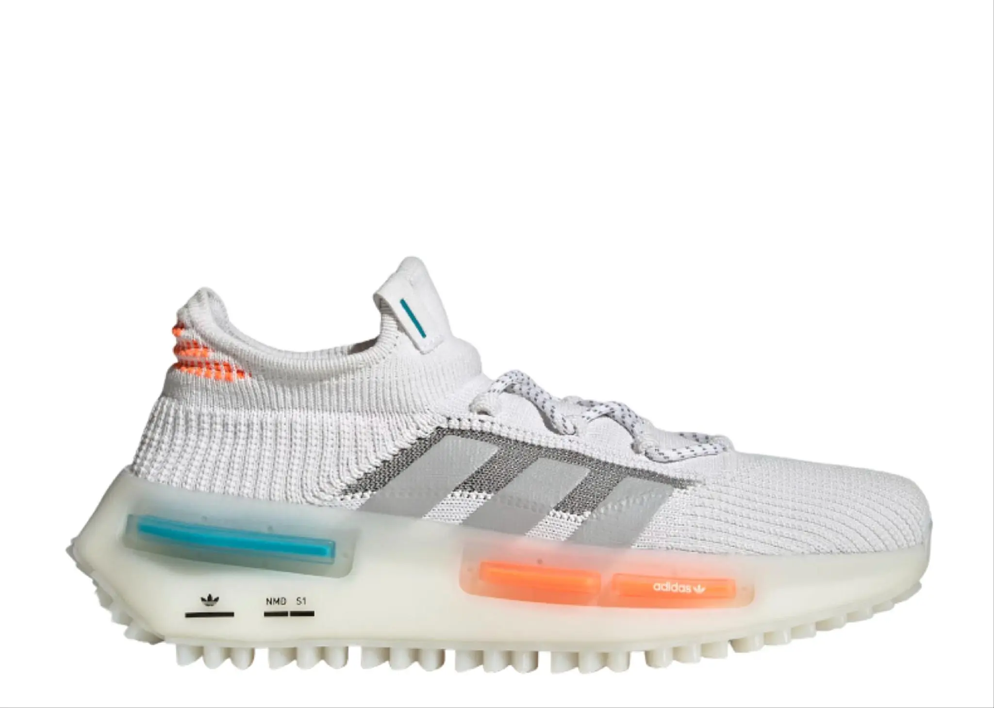 Adidas NMD S1 White Blue Orange