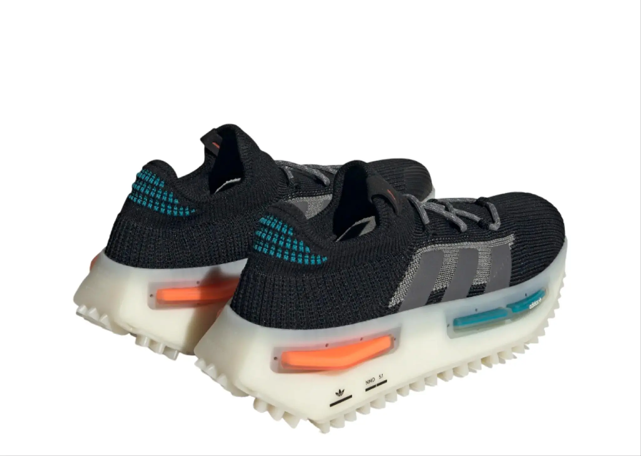 Adidas NMD S1 Core Black Blue Orange - photo 3