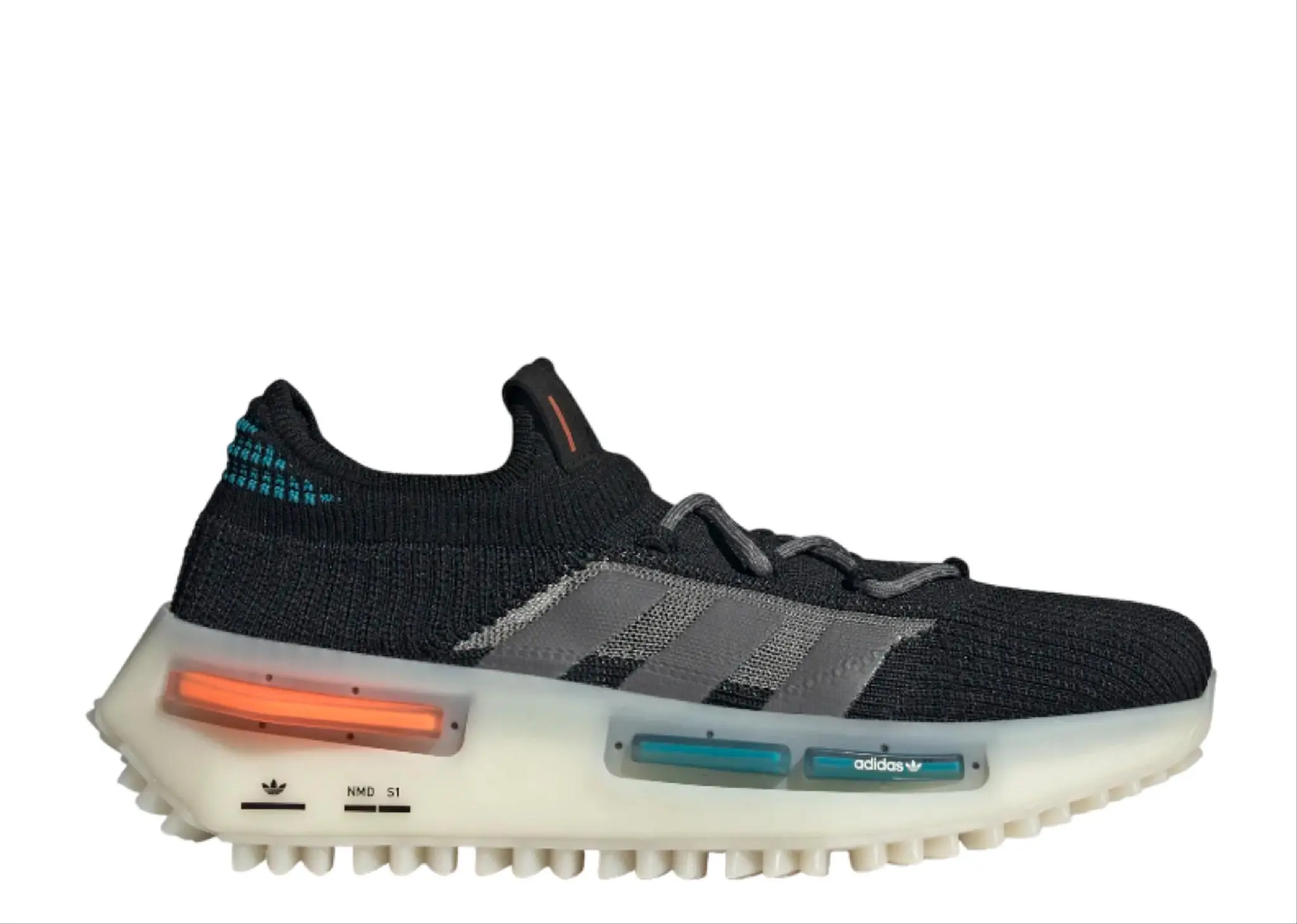 Adidas NMD S1 Core Black Blue Orange
