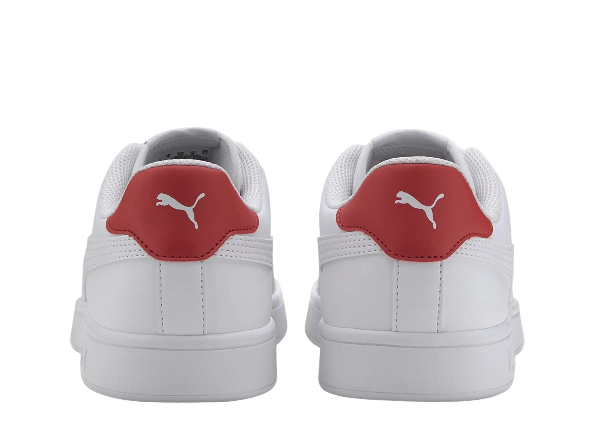 Puma Smash V2 Trainers White High Risk Red - photo 2