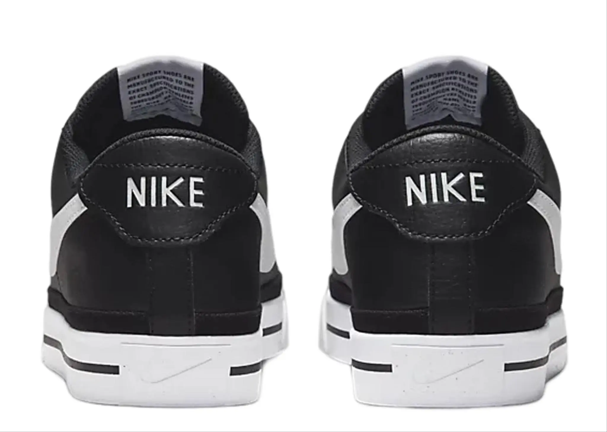 Nike Court Legacy Next Nature Black White - photo 3