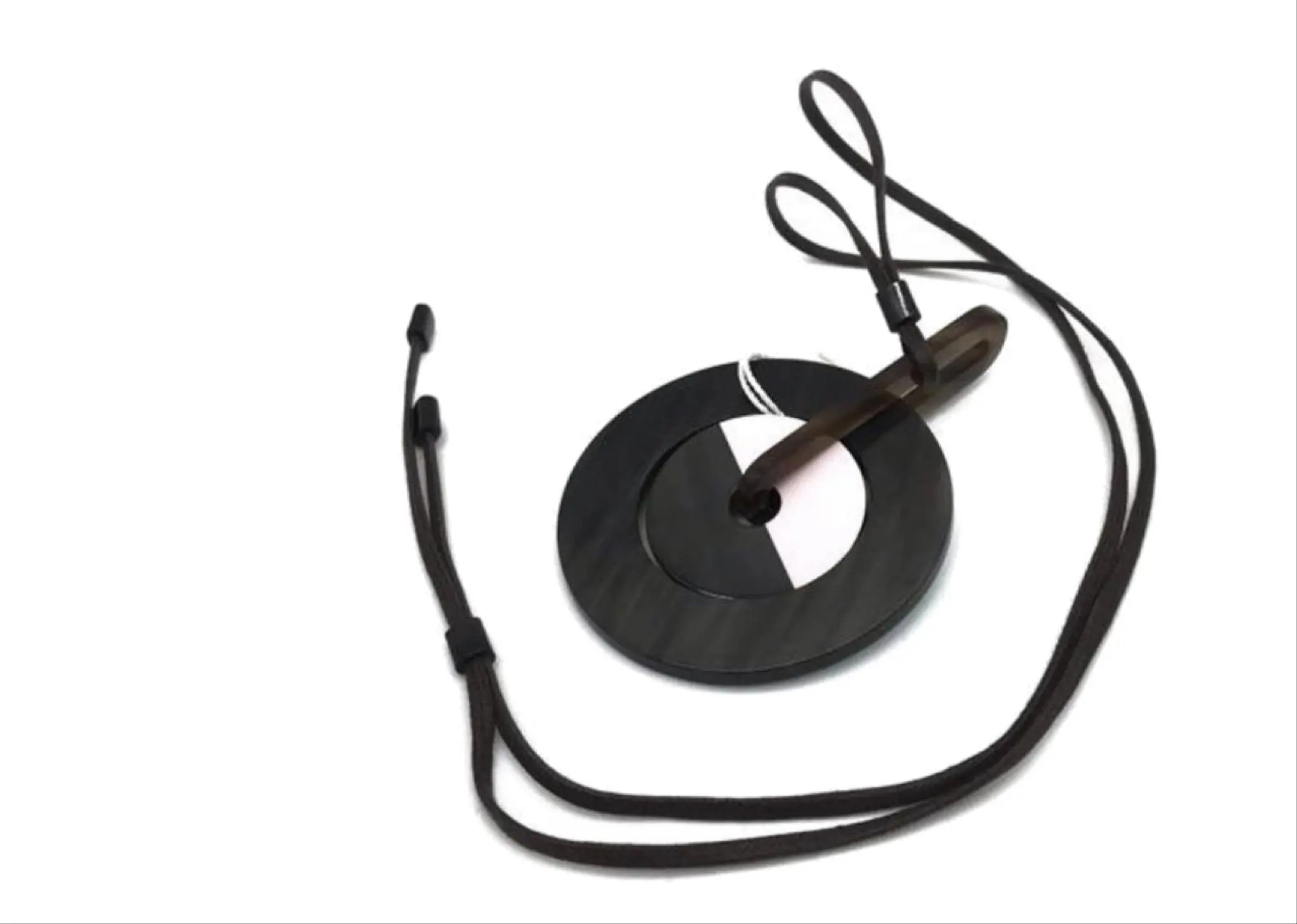 Hermès Horn Necklace Reversible Rotate Two Color - photo 2