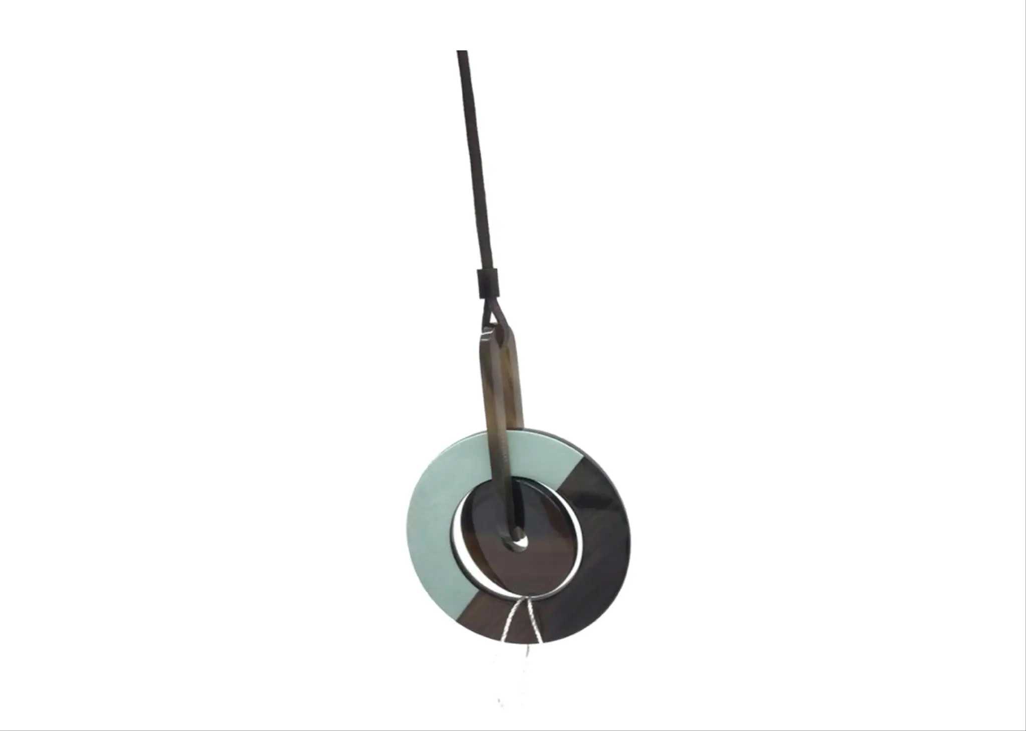 Hermès Horn Necklace Reversible Rotate Two Color