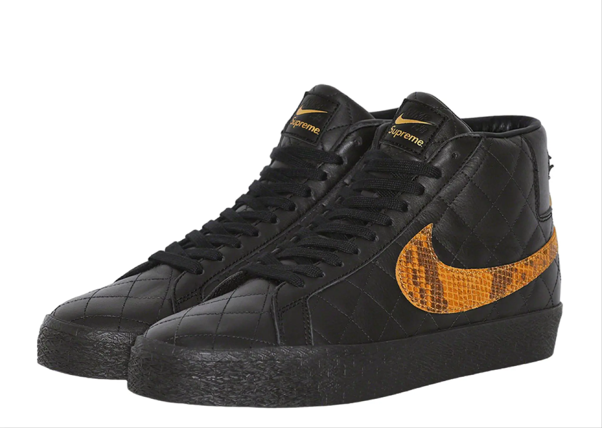 Nike SB Blazer Mid QS Supreme Black - photo 2