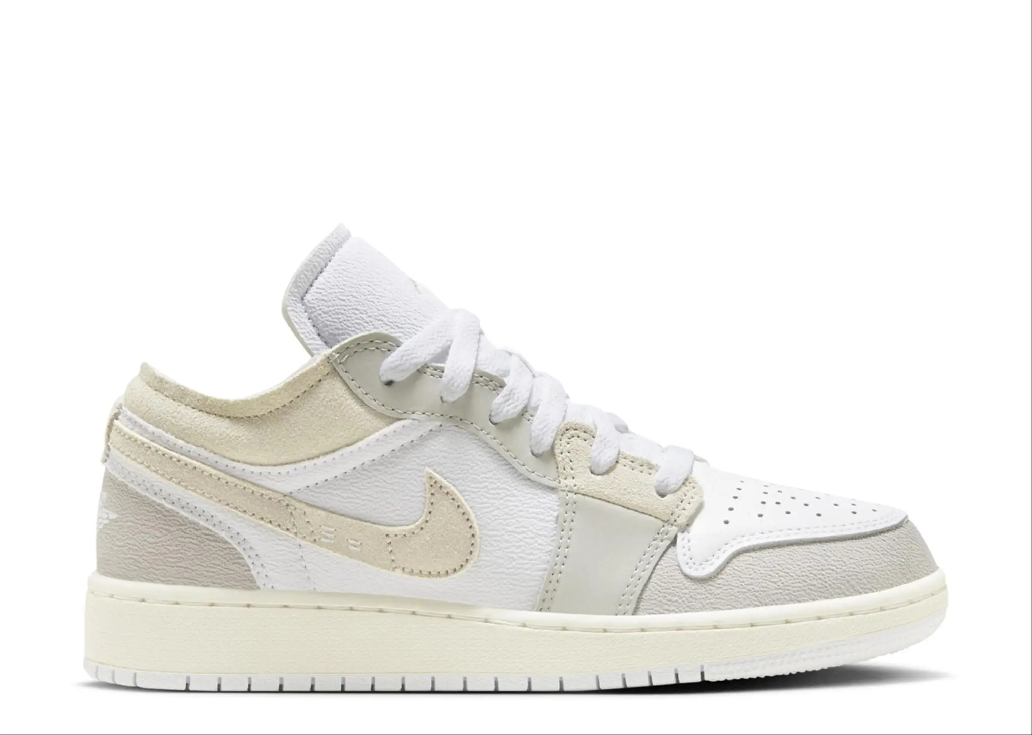 Air Jordan 1 Low SE Craft Inside Out Tech Grey (Grade School)