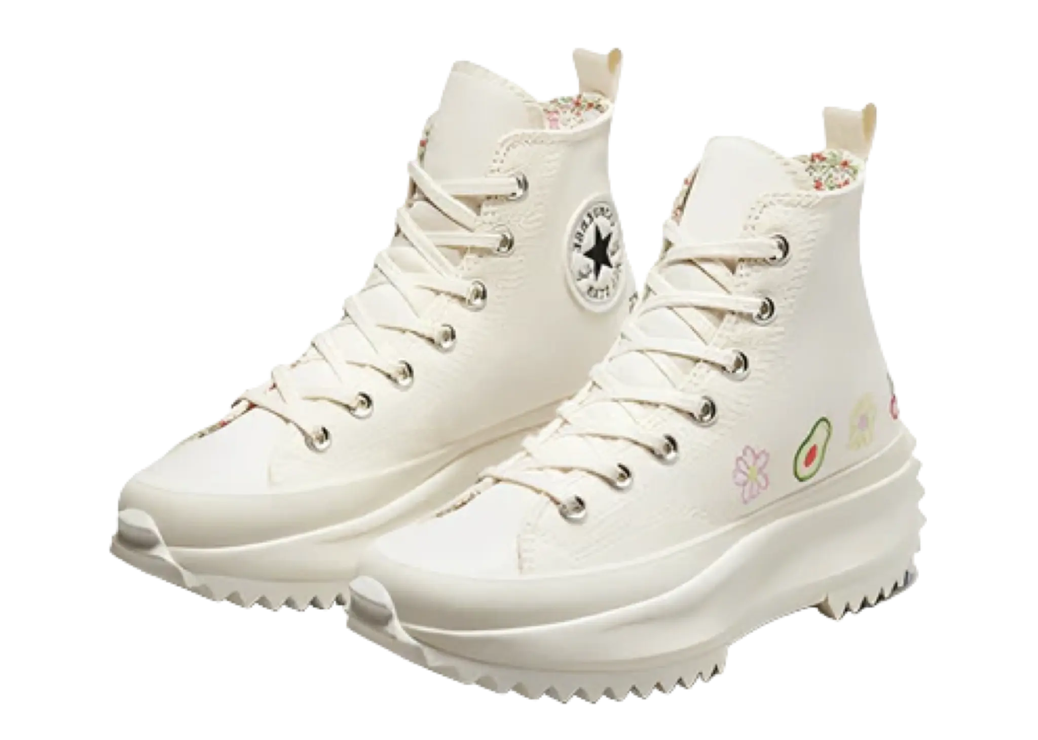 Converse Run Star Hike Platform High Embroidered Fruits & Florals (Women's) - photo 2