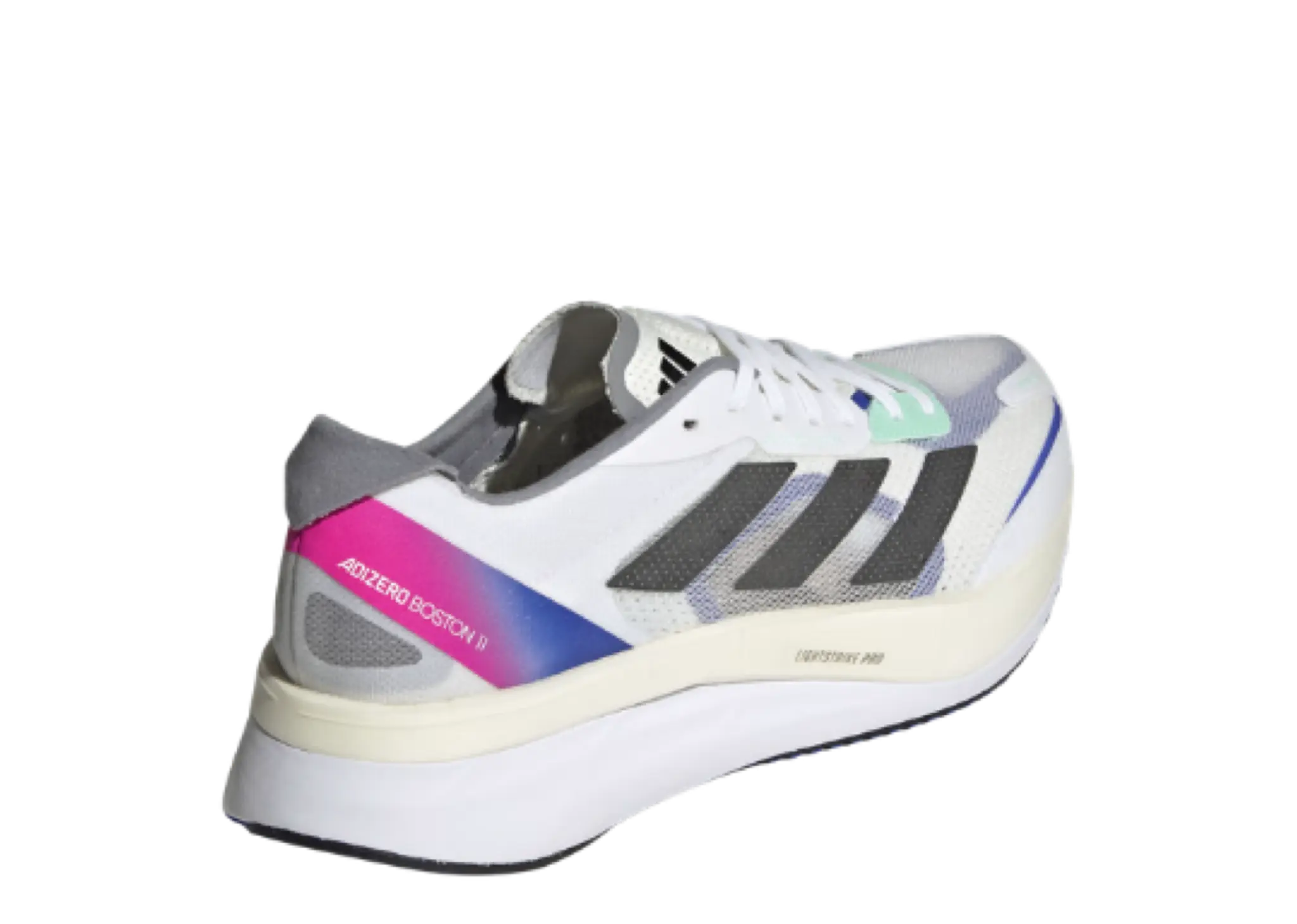 Adidas Adizero Boston 11 White Lucid Blue Fuchsia - photo 3