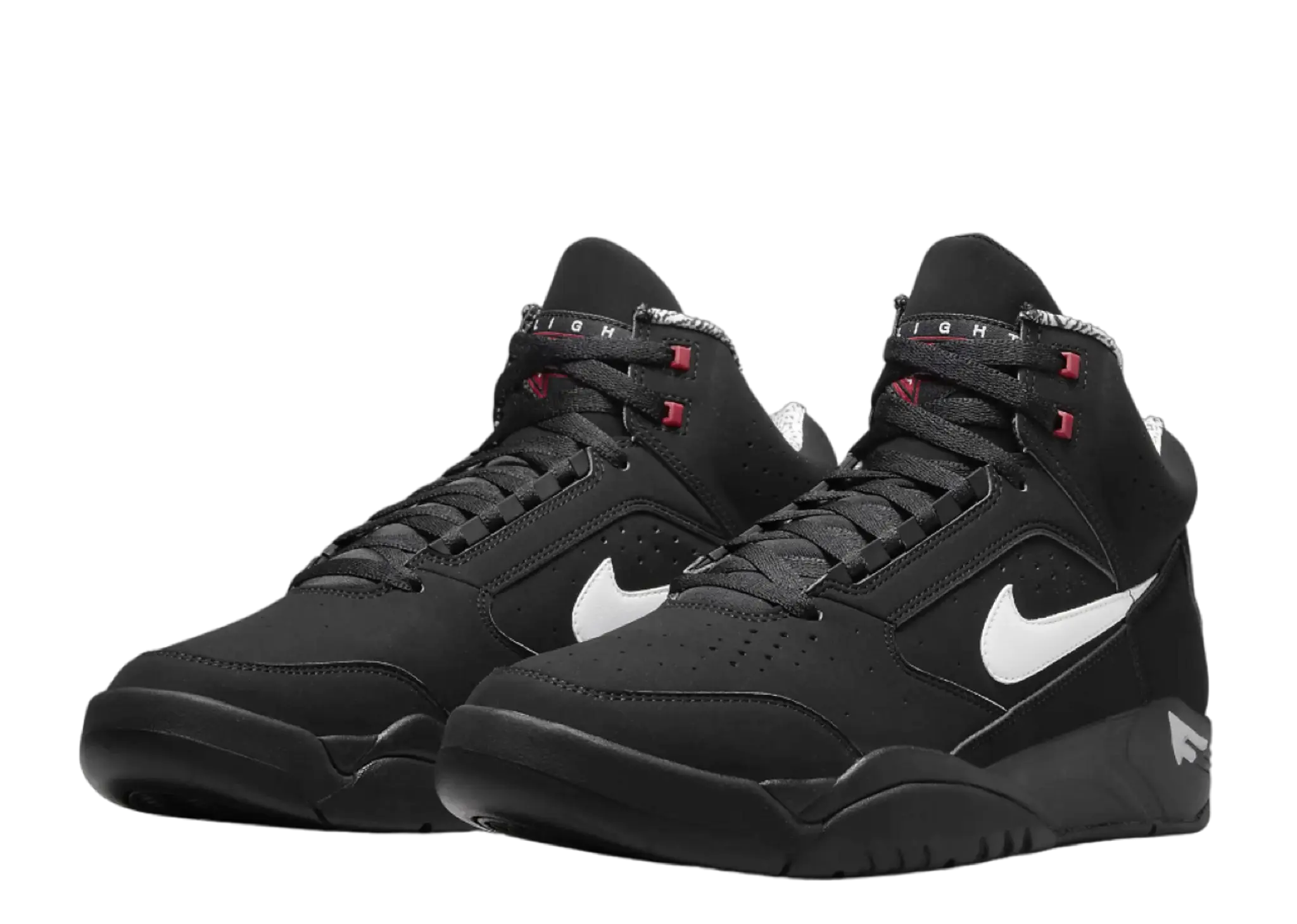 Nike Air Flight Lite Mid Black Varsity Red - photo 2