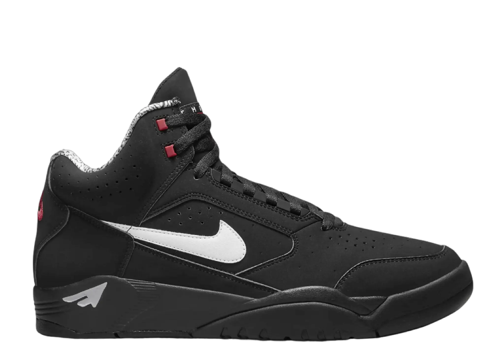 Nike Air Flight Lite Mid Black Varsity Red
