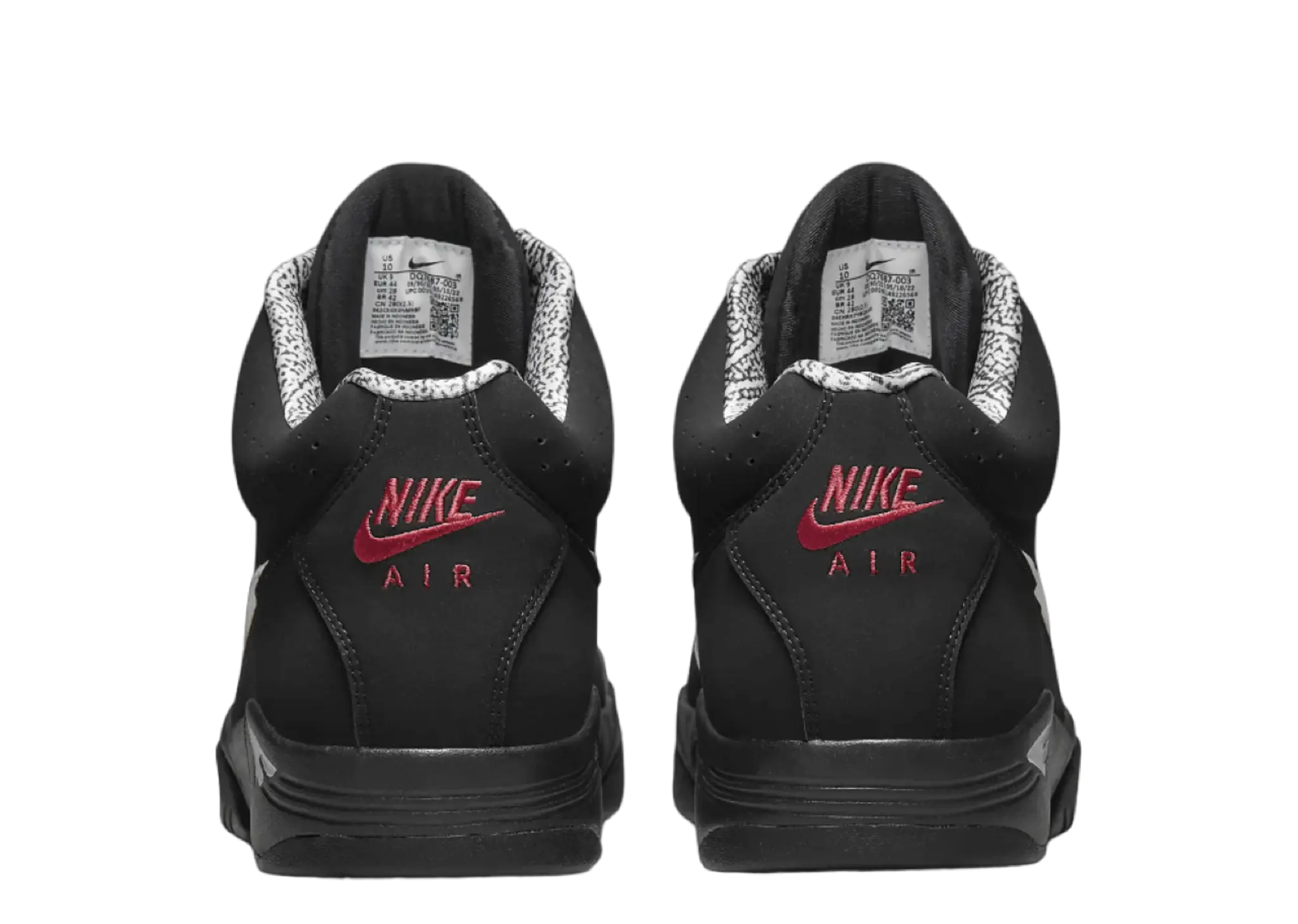 Nike Air Flight Lite Mid Black Varsity Red - photo 3