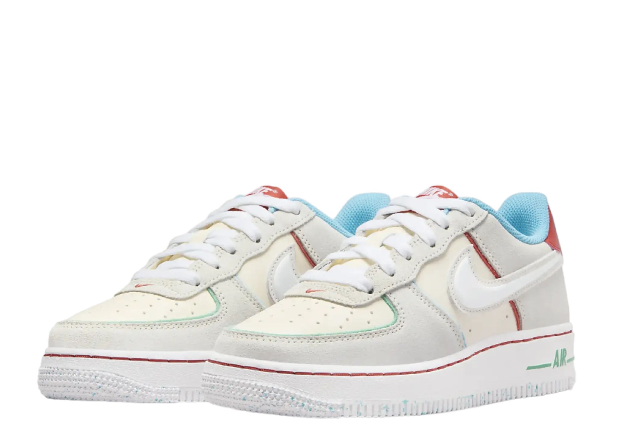 Nike Air Force 1 LV'8 Ivory Baltic Blue (Grade School) - photo 2