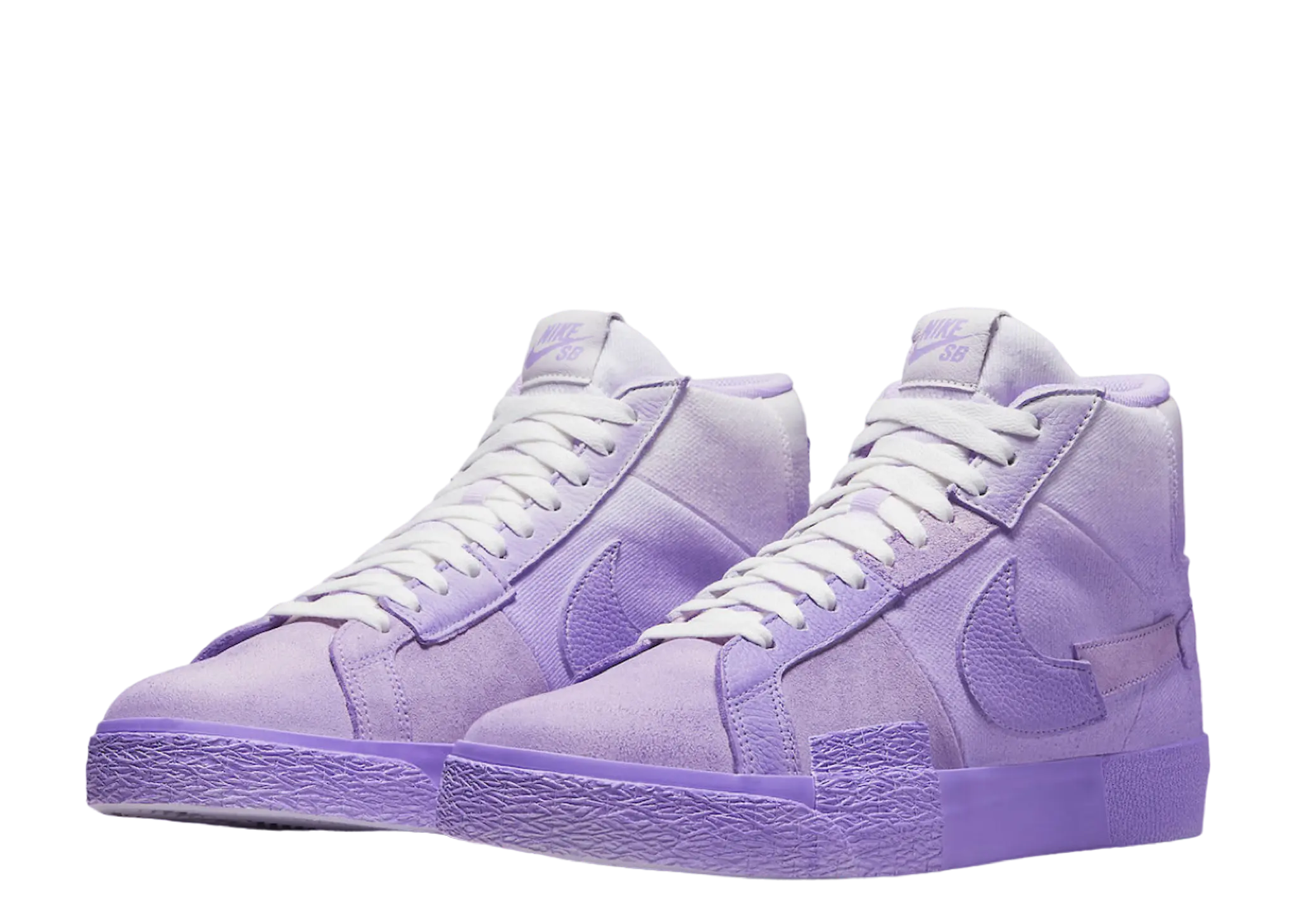Nike SB Blazer Mid PRM Lilac - photo 2