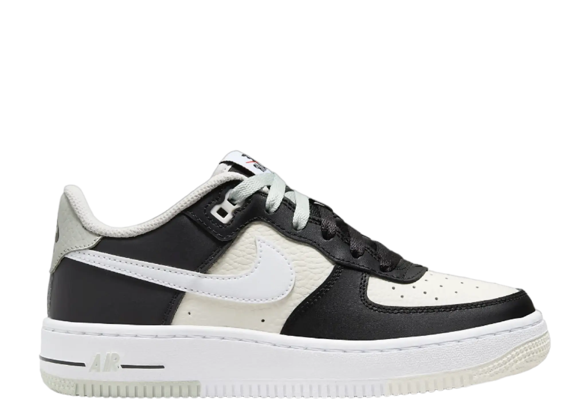 Nike Air Force 1 LV8 Black Silver Phantom (Grade School)