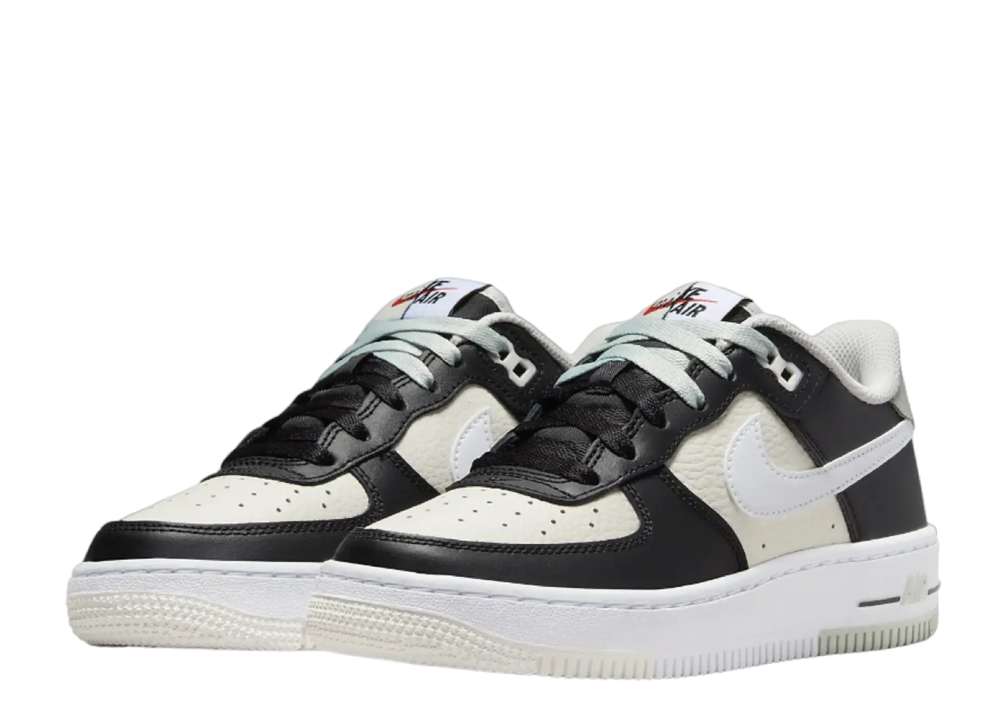 Nike Air Force 1 LV8 Black Silver Phantom (Grade School) - photo 2