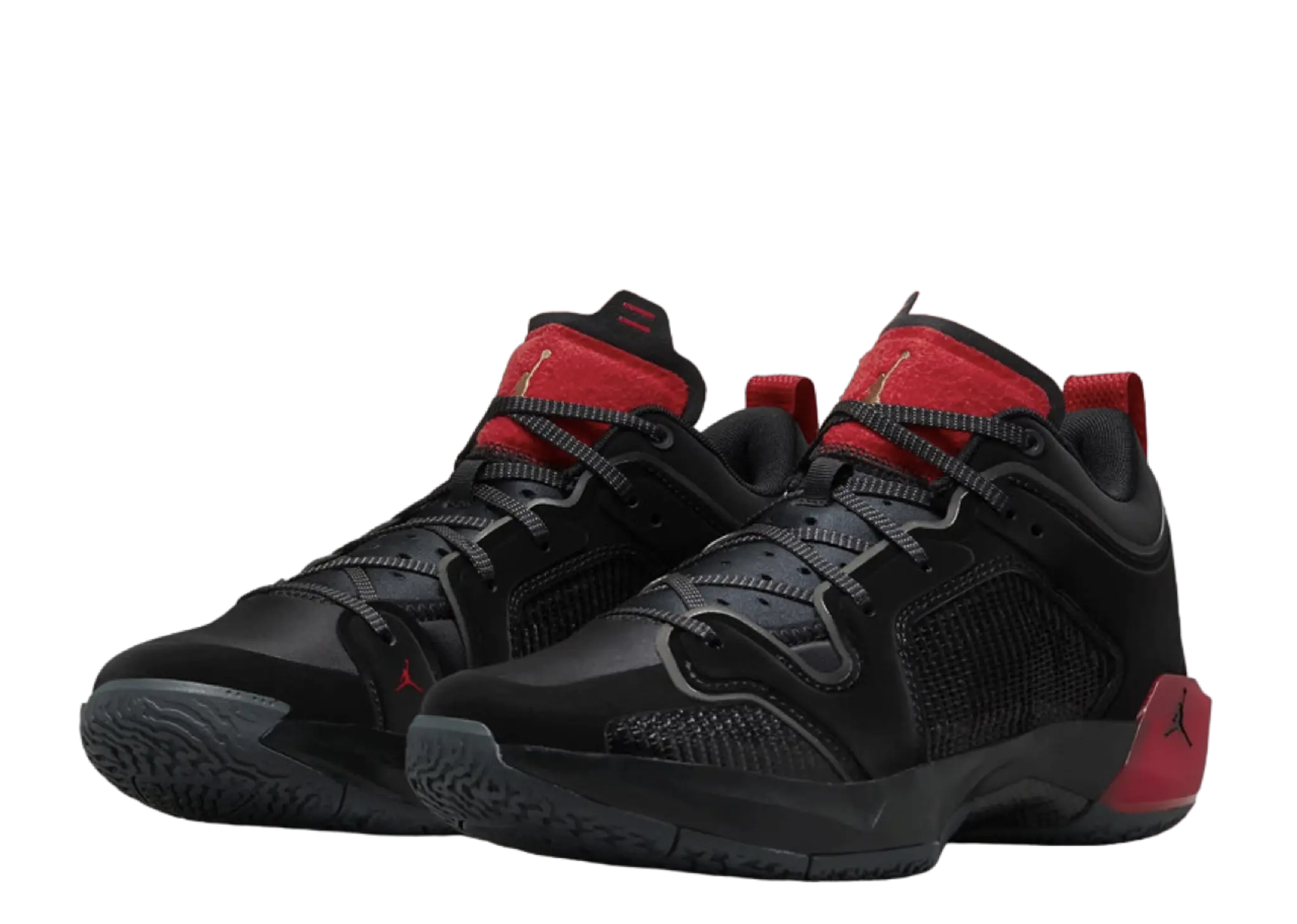 Air Jordan 37 Low PF Black Red - photo 2