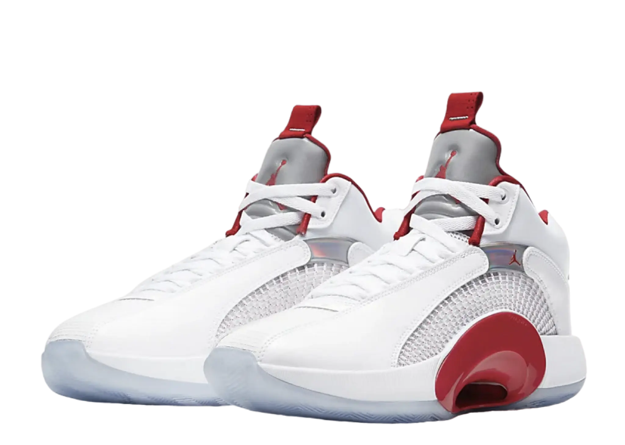 Air Jordan 35 PF White Fire Red - photo 2