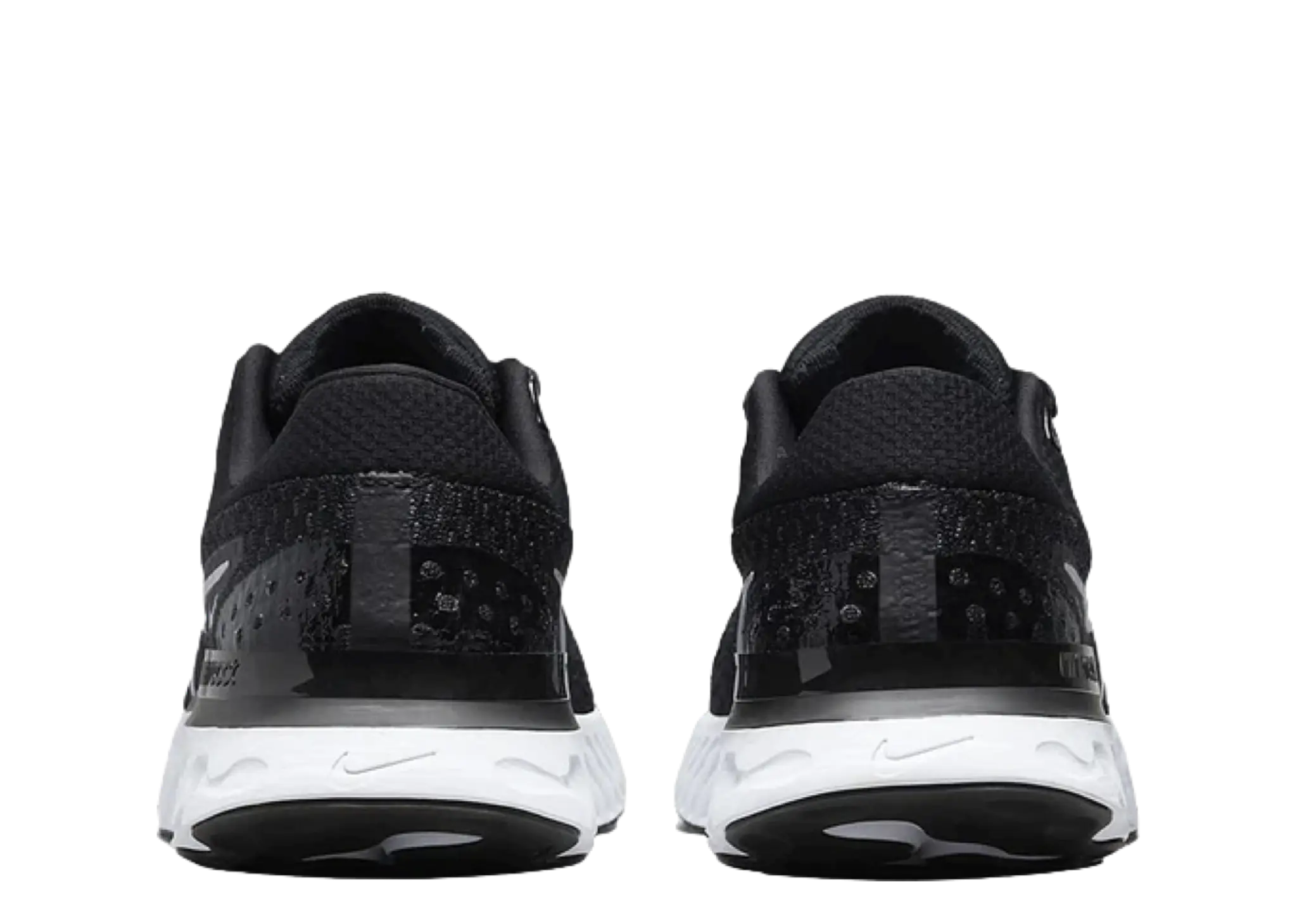 Nike React Infinity Run Flyknit 3 Black White - photo 3