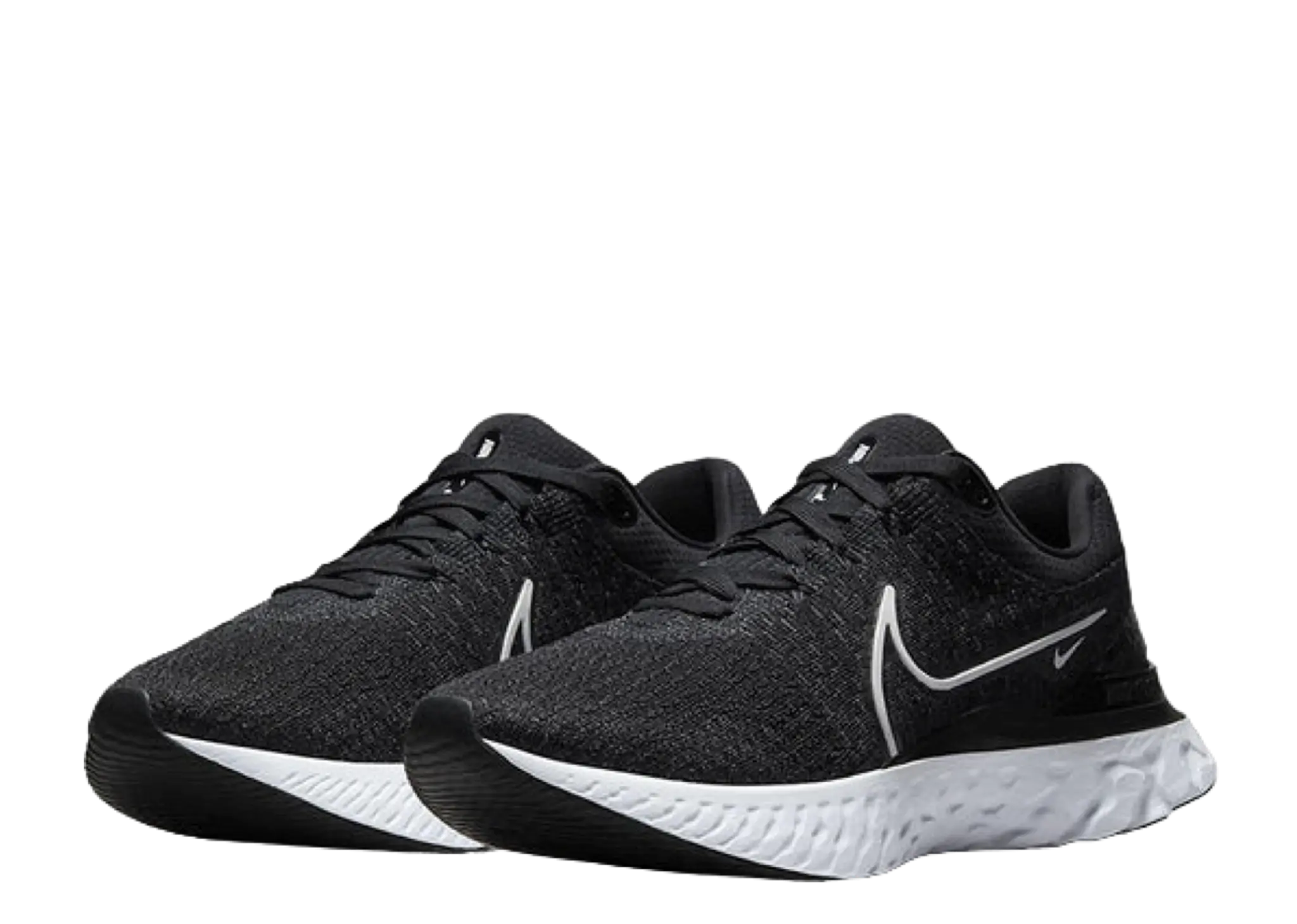 Nike React Infinity Run Flyknit 3 Black White - photo 2