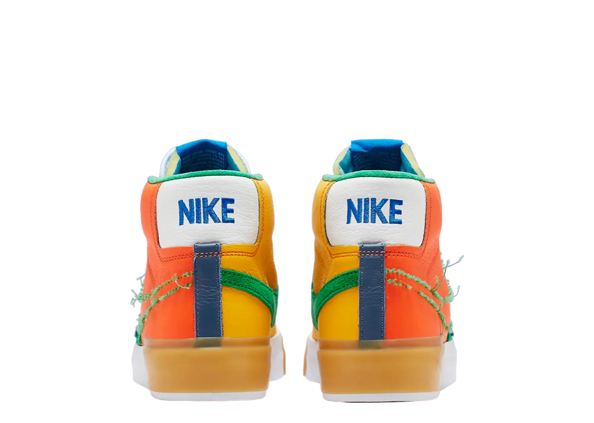 Nike SB Zoom Blazer Mid Edge Safety Orange University Gold - photo 3
