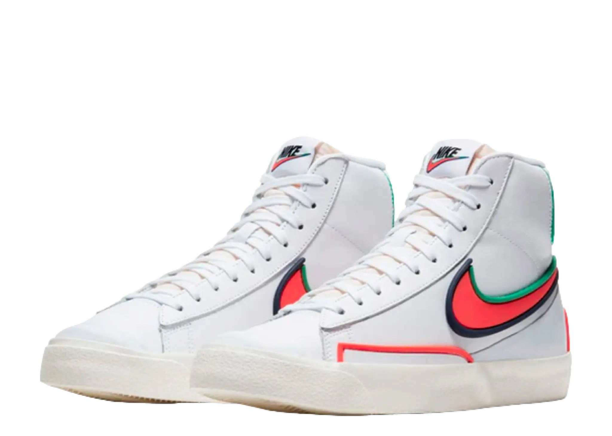 Nike Blazer Mid 77 Infinite White Crimson (Women's) - photo 2