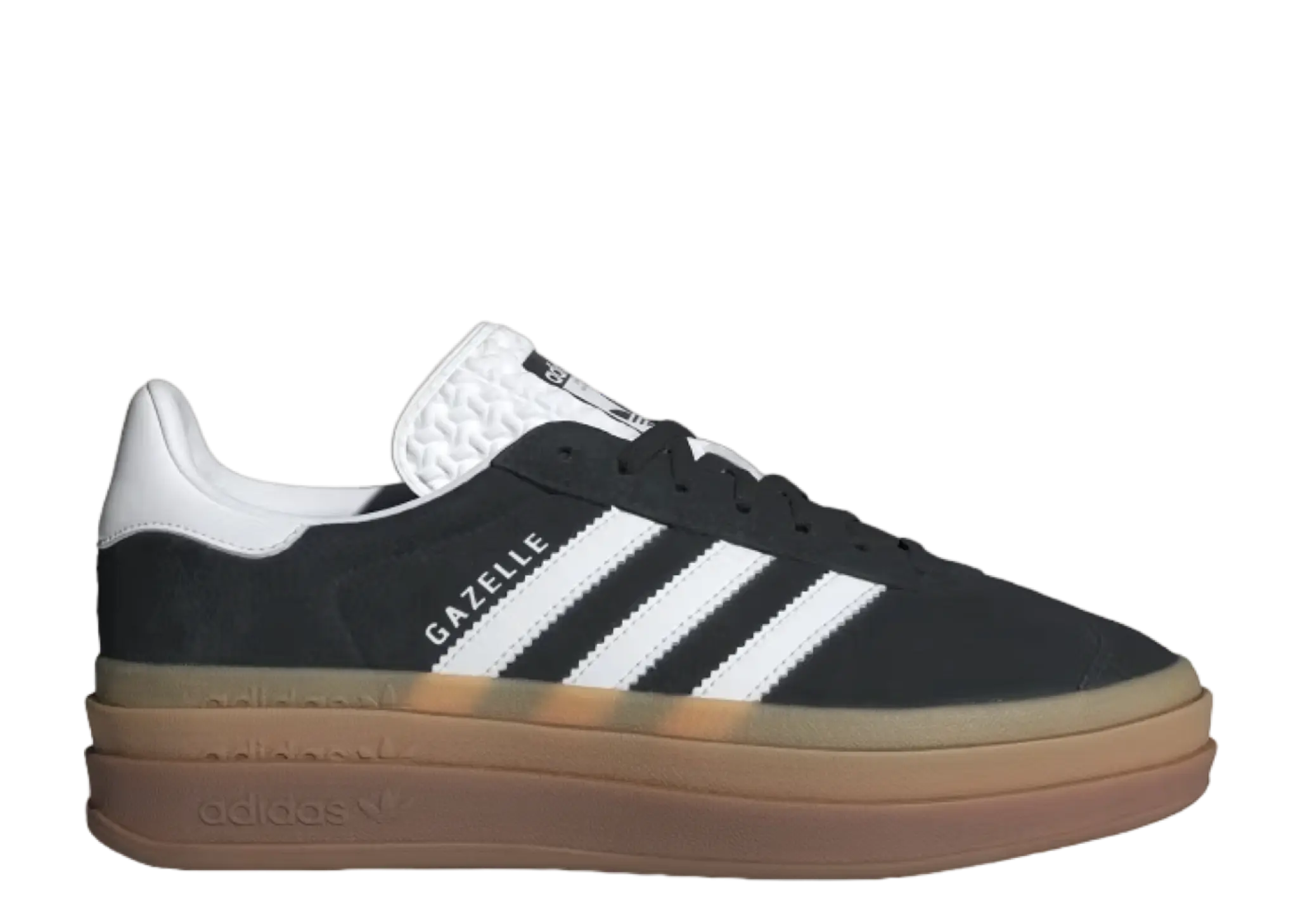 Adidas Gazelle Bold Black White Gum (Women's)