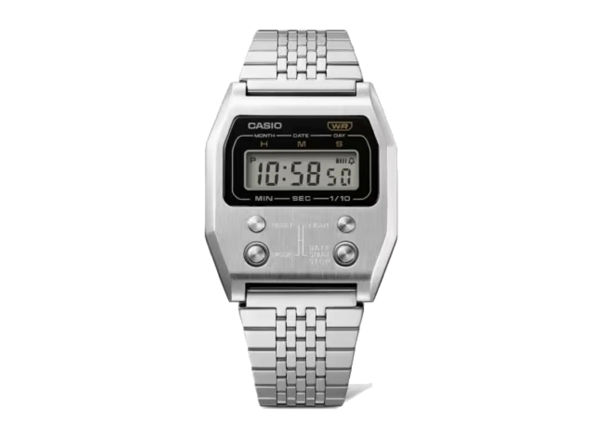 Casio Classic Silver Stainless Steel Strap